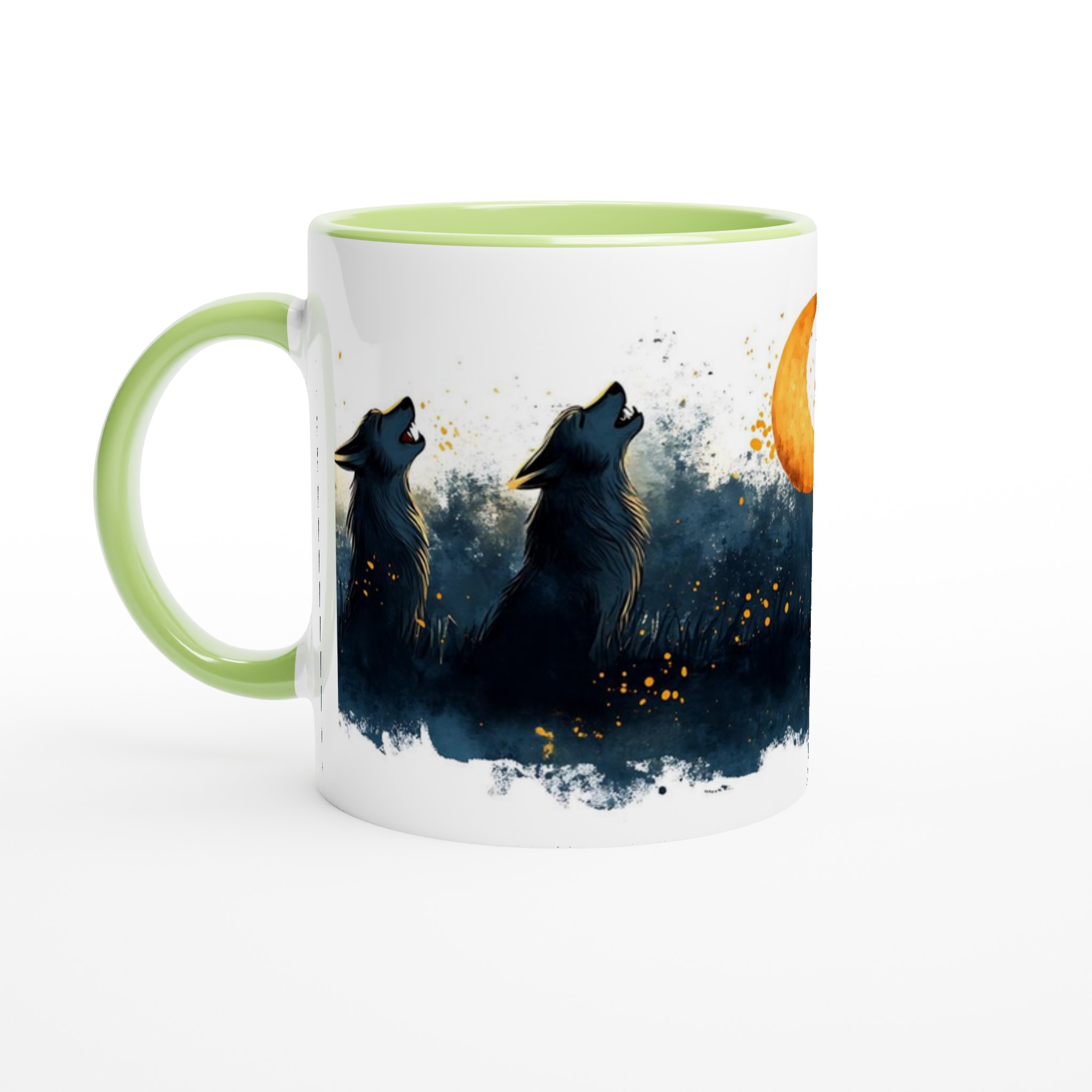 Månhylande Vargar Keramisk Mugg - Mystisk Skymningsdesign i 7 Färger 7 6af9cc2c-e4af-421b-a027-146fdaf16081