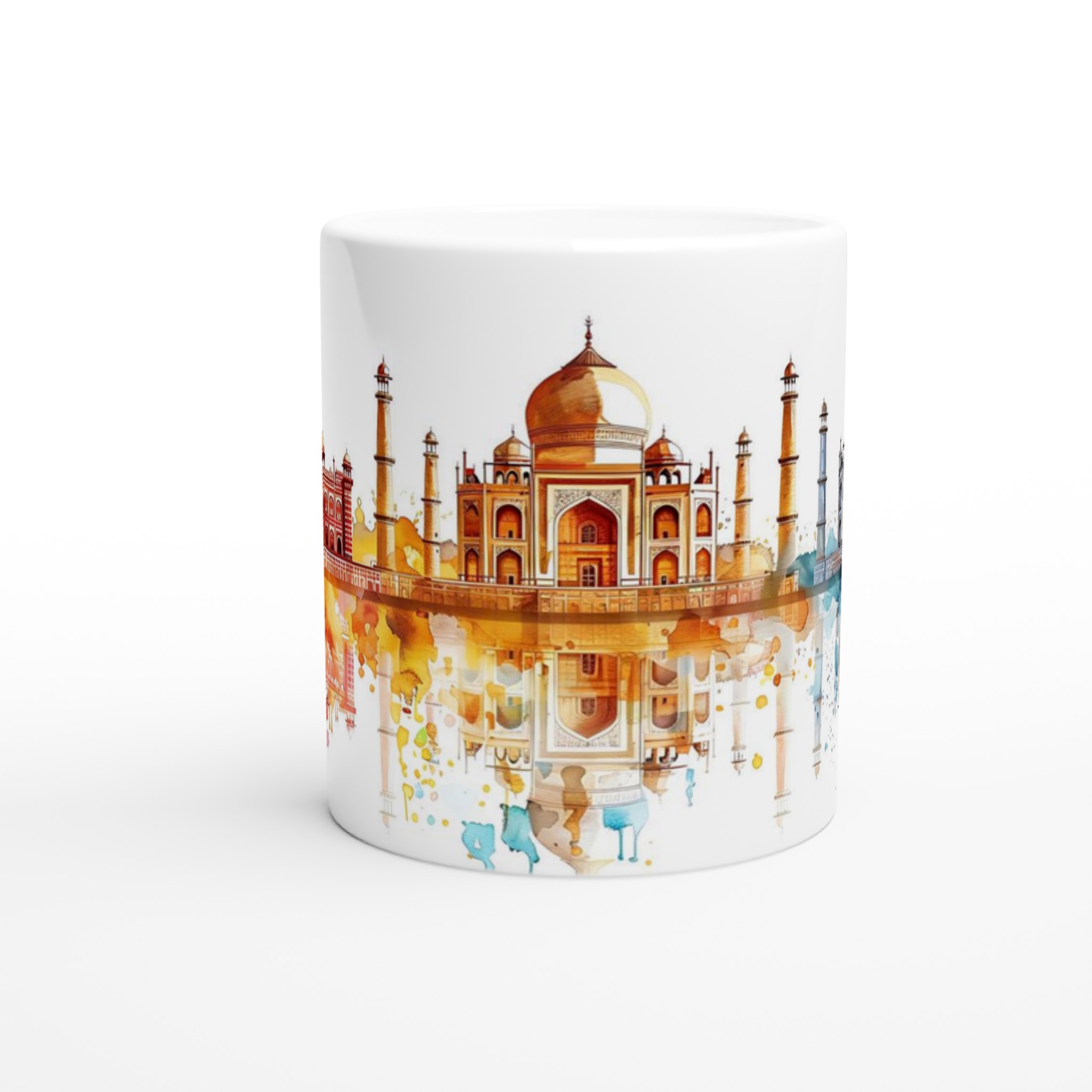 Vattenfärg Taj Mahal Mugg – Indiska Monument i Livliga Nyanser – Välj Din Färg! 8 6afb9b5b-36a4-4eae-b9a5-d0a7bde2d276