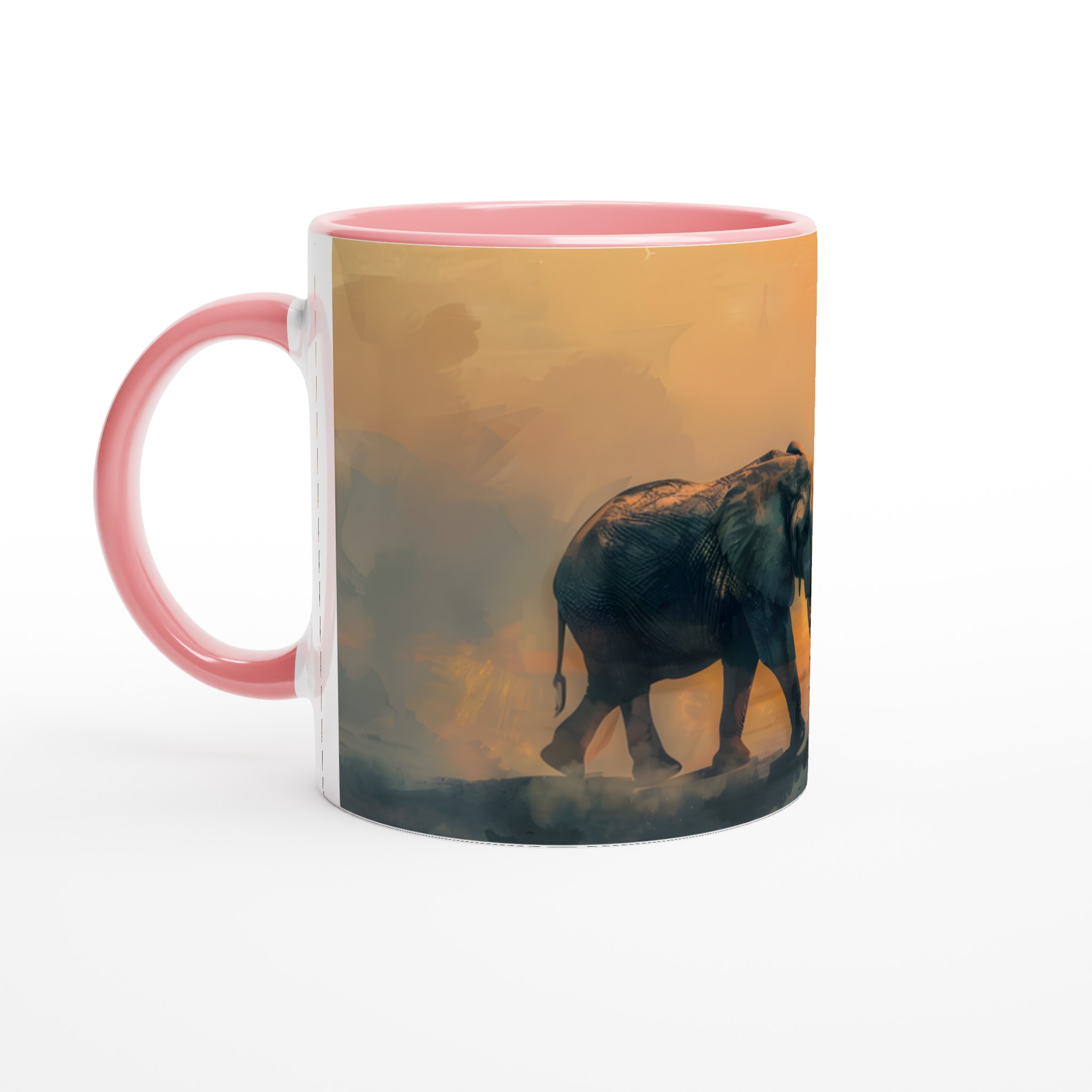 Majestätisk Elefant Mugg – En Solnedgångssaga i Keramik 6 6b229187-a9bf-4378-8781-1fa9c3ecd6ae