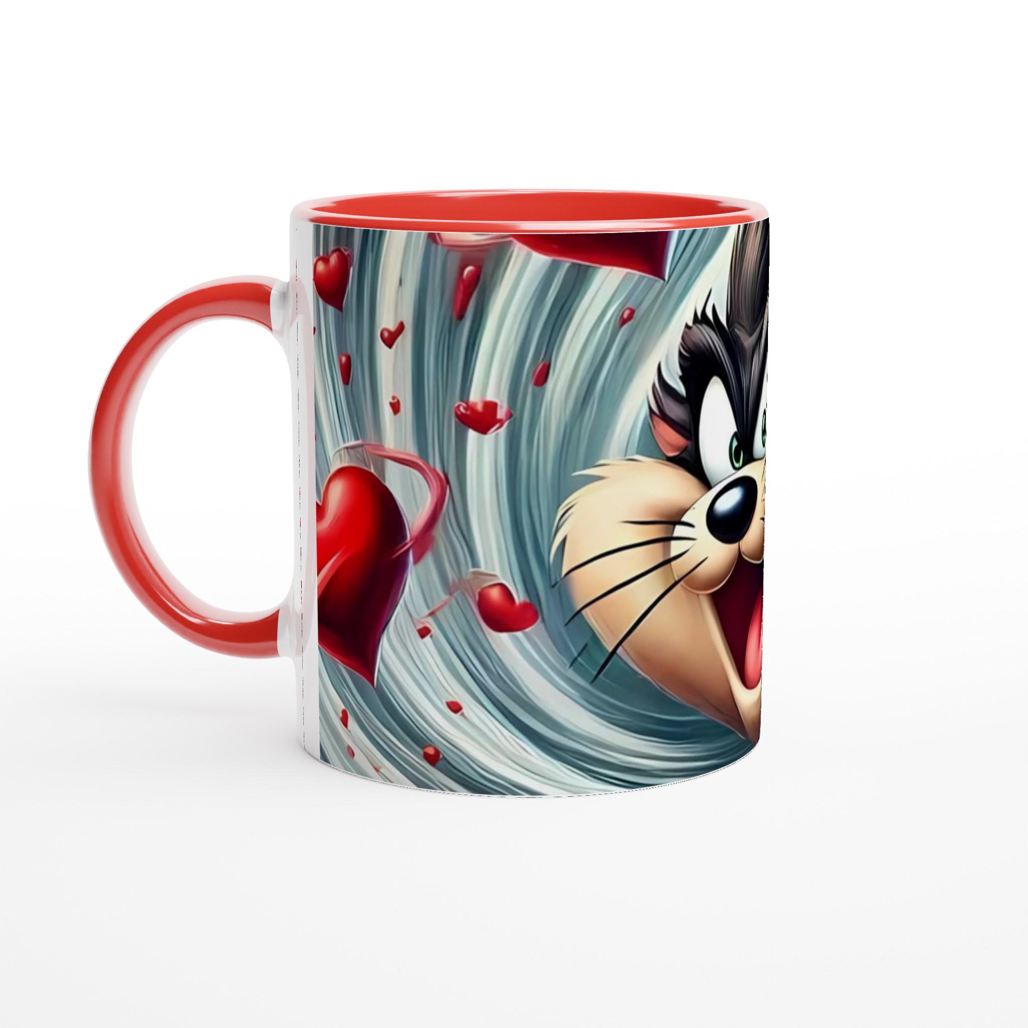 Vit 11oz keramisk mugg med lekfull Looney Tunes-inspirerad design i flera färger 5 6b57f945-7b61-4bea-845e-6f3c783ada7b