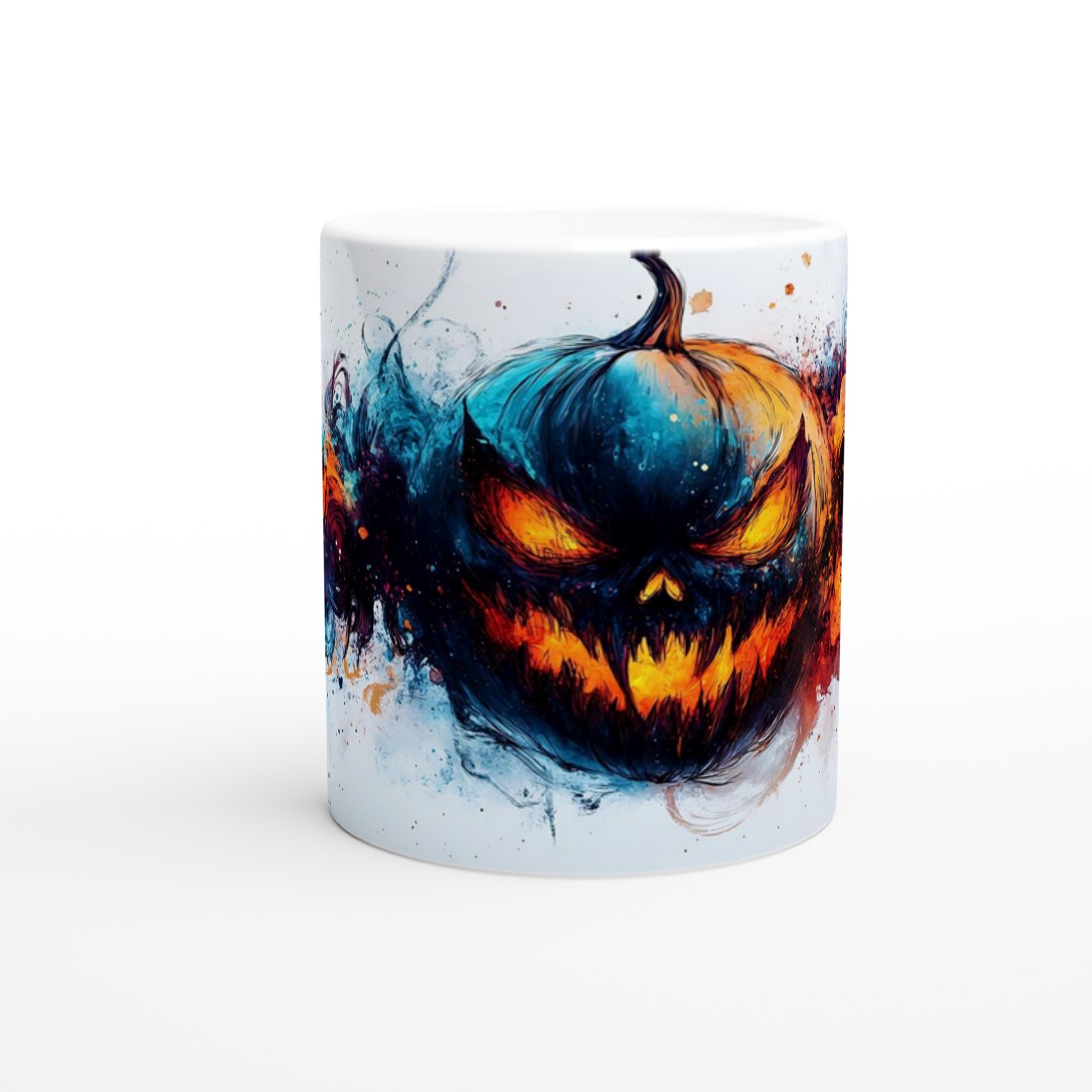 Spöklik Jack-o'-Lantern 11oz keramikmugg – Perfekt för Halloween och mysiga kvällar 8 6bd2612b-6e64-42a5-b585-65404c8d0e17