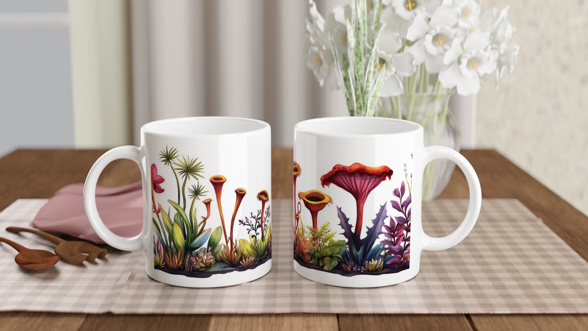 Fantastisk Skogsmugg – Livfull Botanisk Design i Akvarell | 11oz Keramik 10 6c5a6607-3d41-49ff-a33c-fdb92bca3854