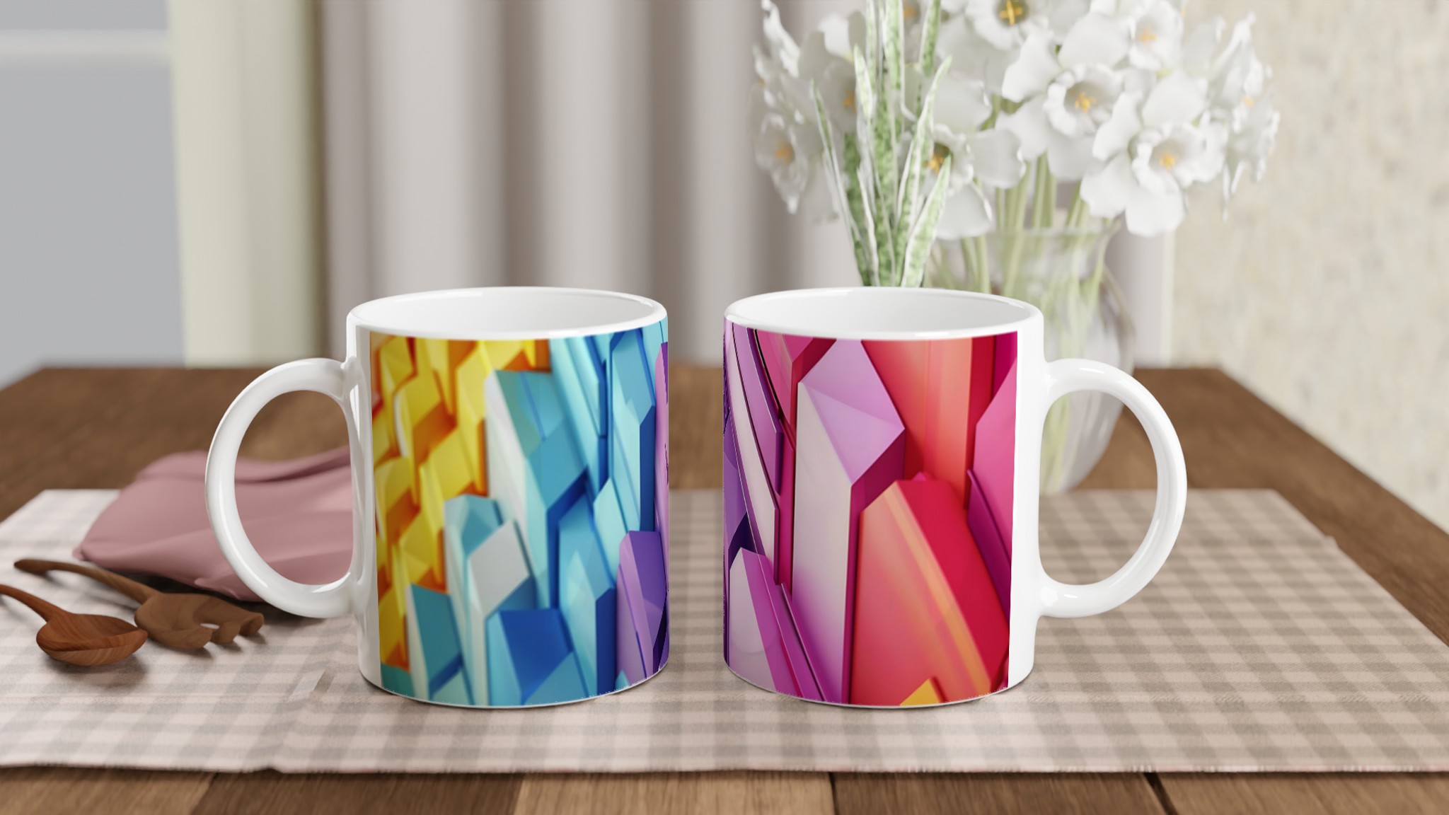 Abstrakt Färgglad 11oz Keramikmugg – Din Kaffepaus, Din Färgstarka Statement! 10 6c5e6669-dc82-47a3-b434-aba78e264fdd