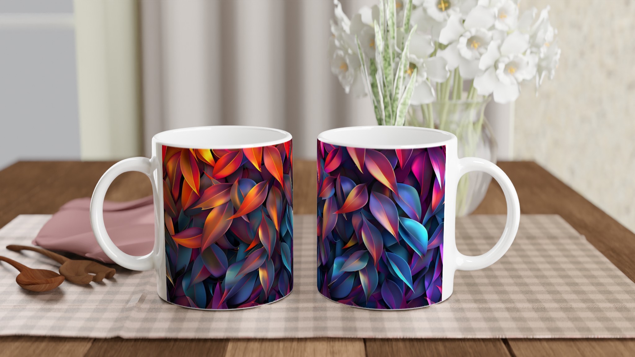 Neonblad Mugg – Vibrerande 11oz Keramisk Mugg för Färgglada Stunder 10 6c697539-8f3c-4017-b694-f0448a6f37d5