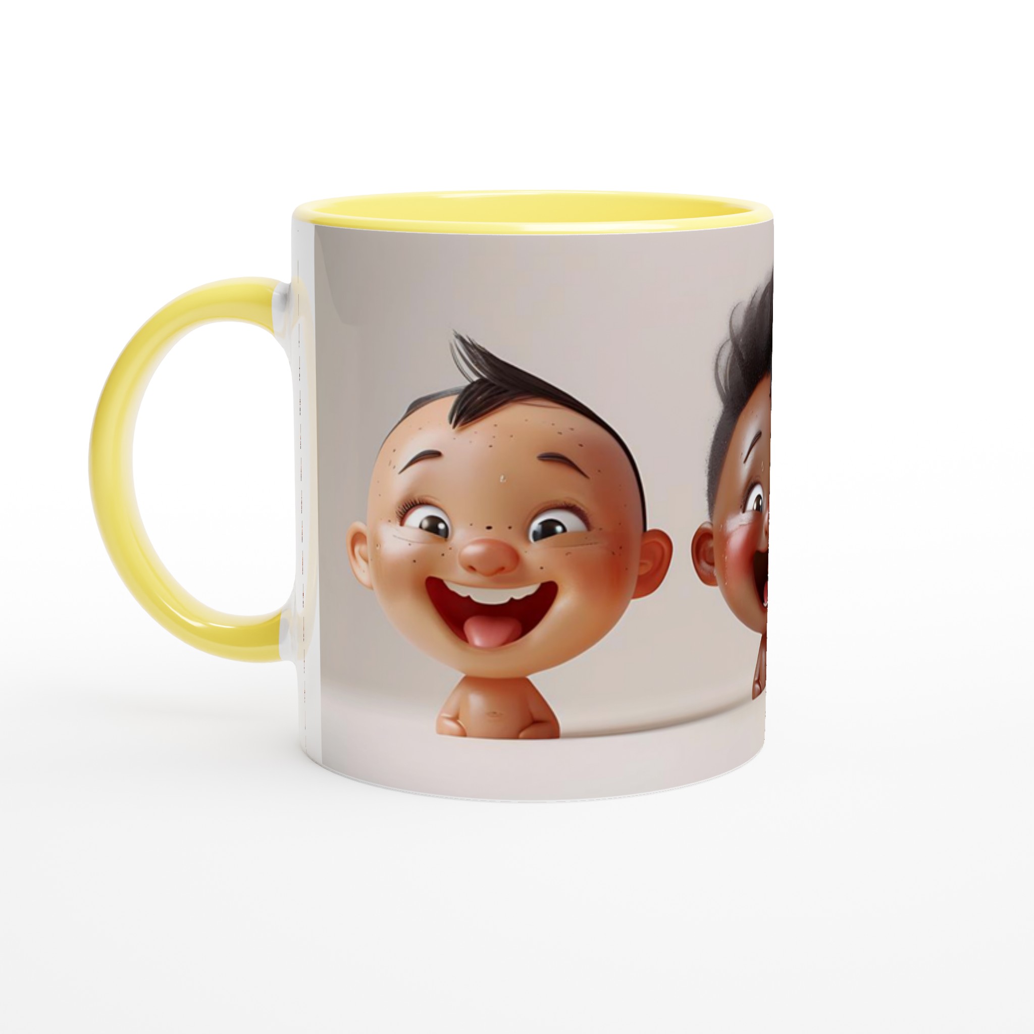 Glad Baby Mugg - Söta & Glada Ansikten på 11oz Keramikmugg 3 6c6d7591-d0a3-4445-b3bd-89e4fd79c9f6