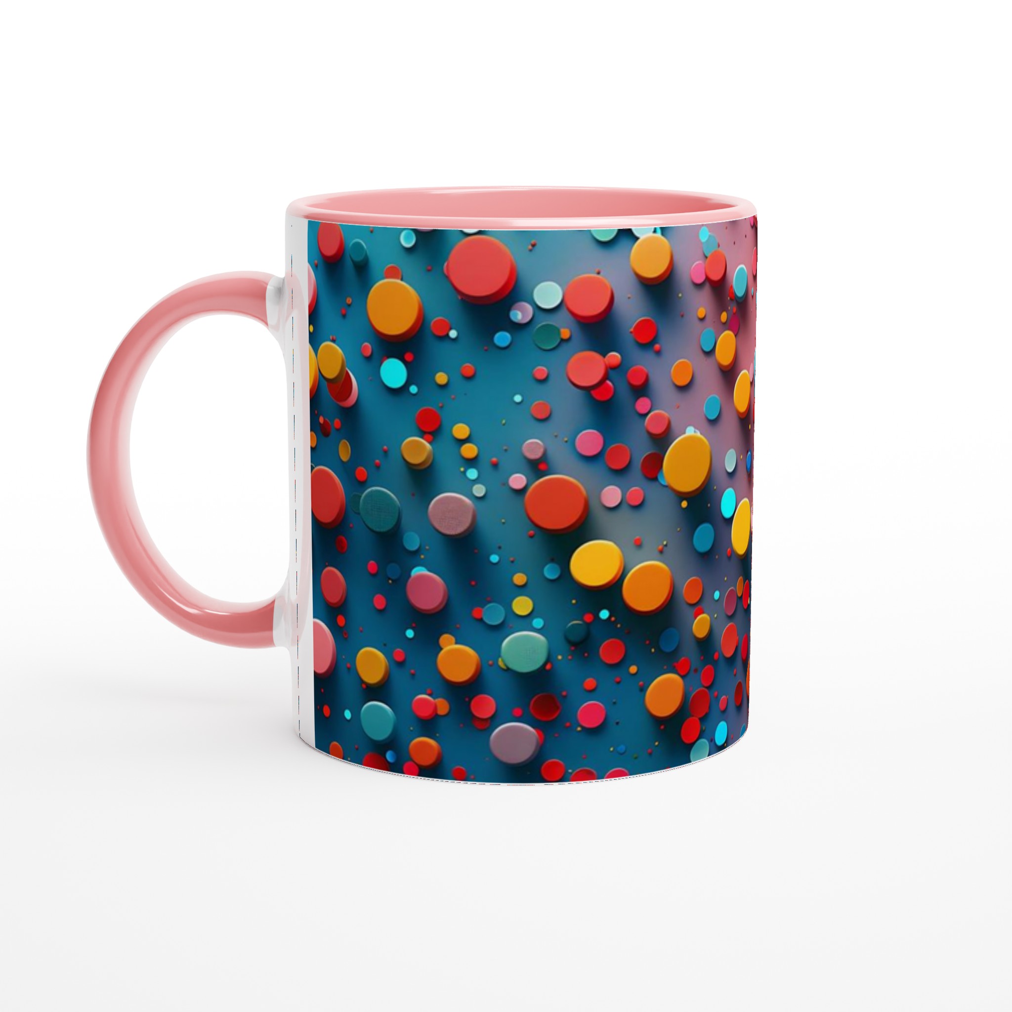 Färgglad Konfetti Mugg – 11oz Keramisk Kaffekopp för Färgstarka Dagar – Välj din Favoritfärg! 6 6d0f8cfc-a2a6-423d-ba92-c665af8fda71