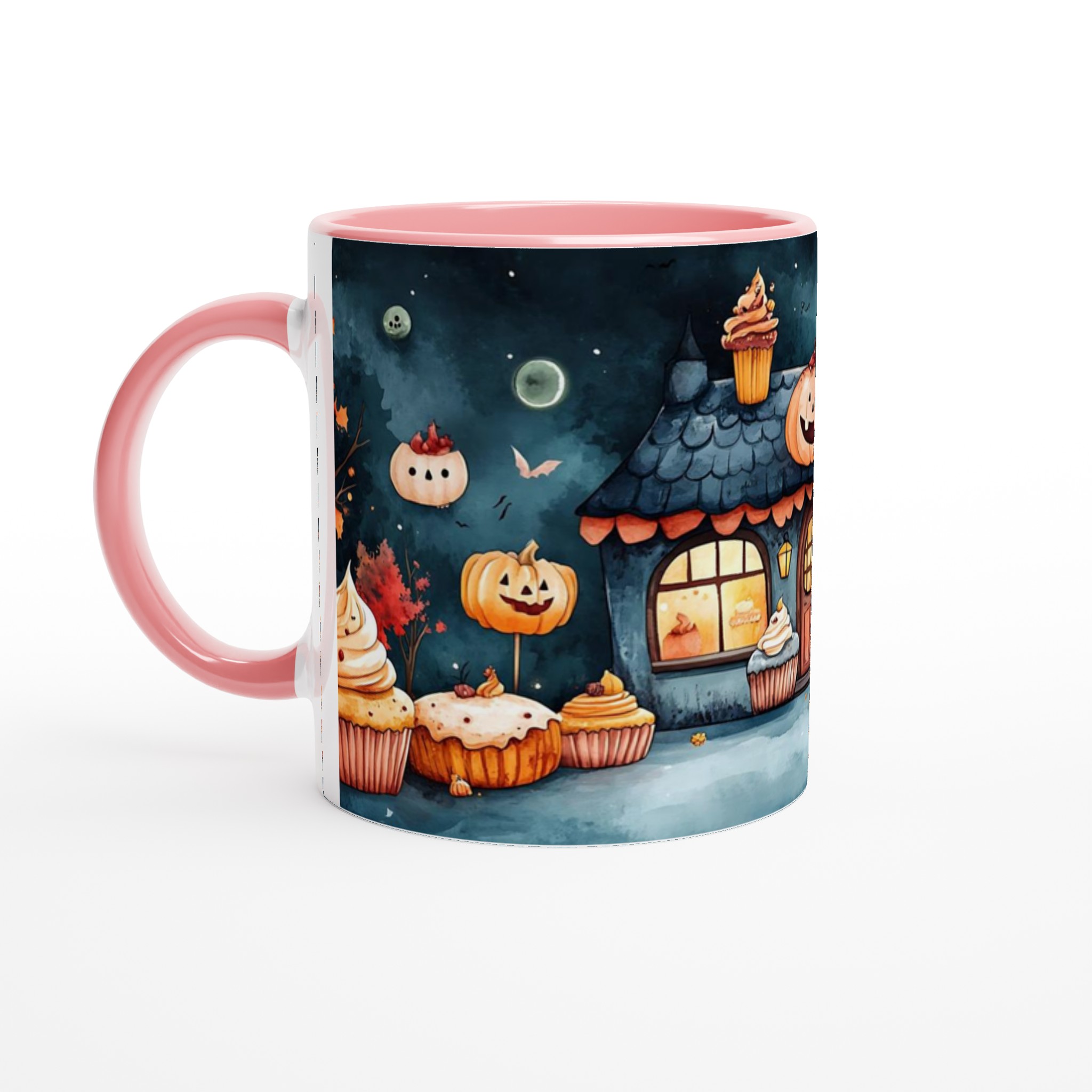 Mysig Halloween-mugg: Pumpa & Cupcakes – Välj din färg! 6 6d2aa2e3-4087-43b1-9415-9f433532805f
