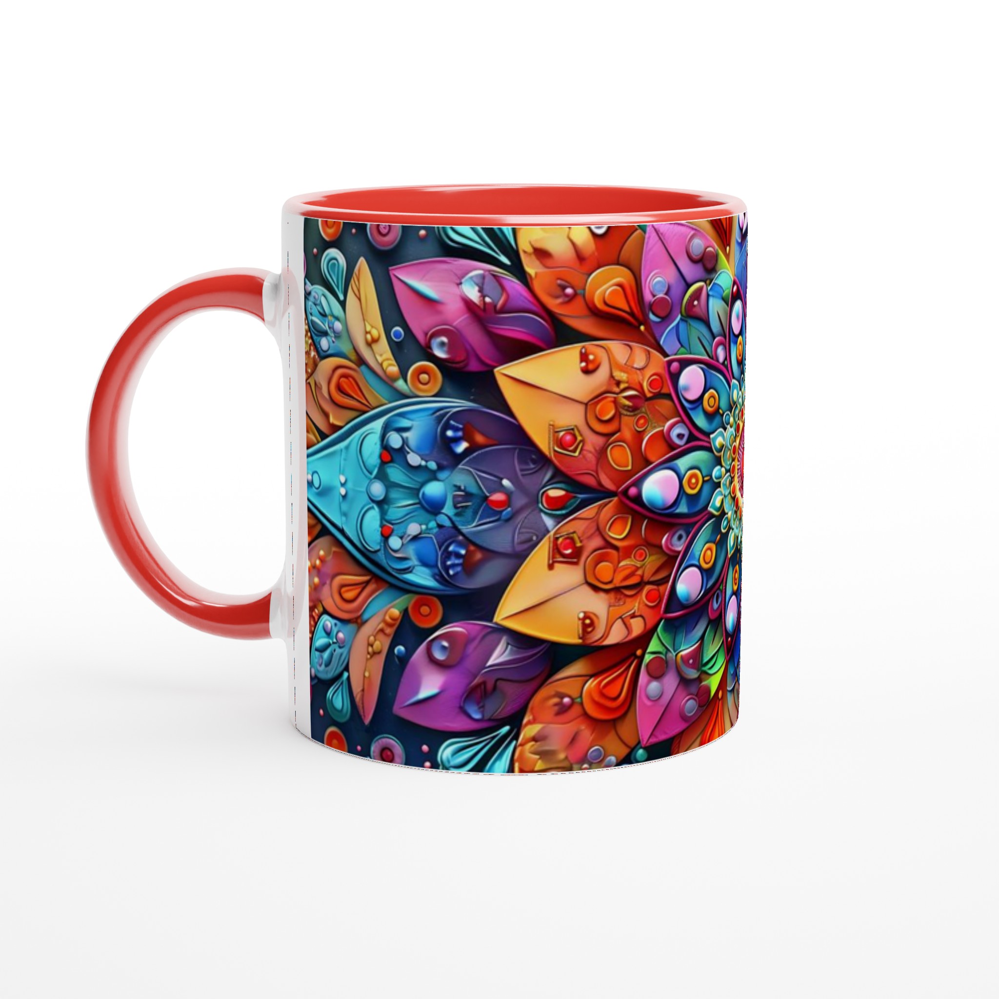 Färgsprakande Mandala Keramikmugg - 11oz Premium Designmugg för Konstälskare i Flera Färger 5 6da7b7c0-a99a-4ad4-9e74-aa4008974fc3