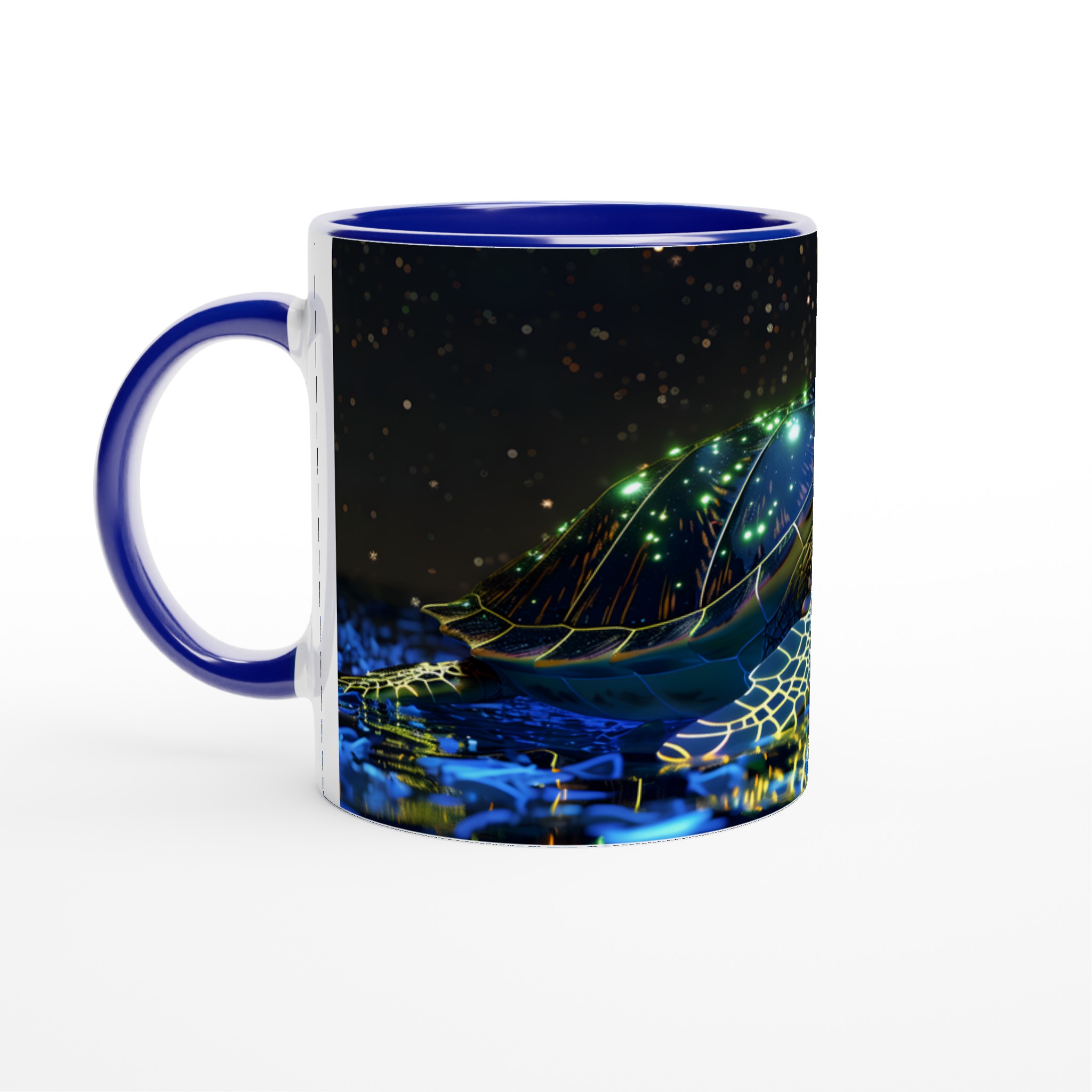 Kosmisk havssköldpadda 11oz keramikmugg – Drömsk konst för din kaffe eller te 2 6dc0ce0a-b3b1-44e4-ba8b-8cd230fa23e6