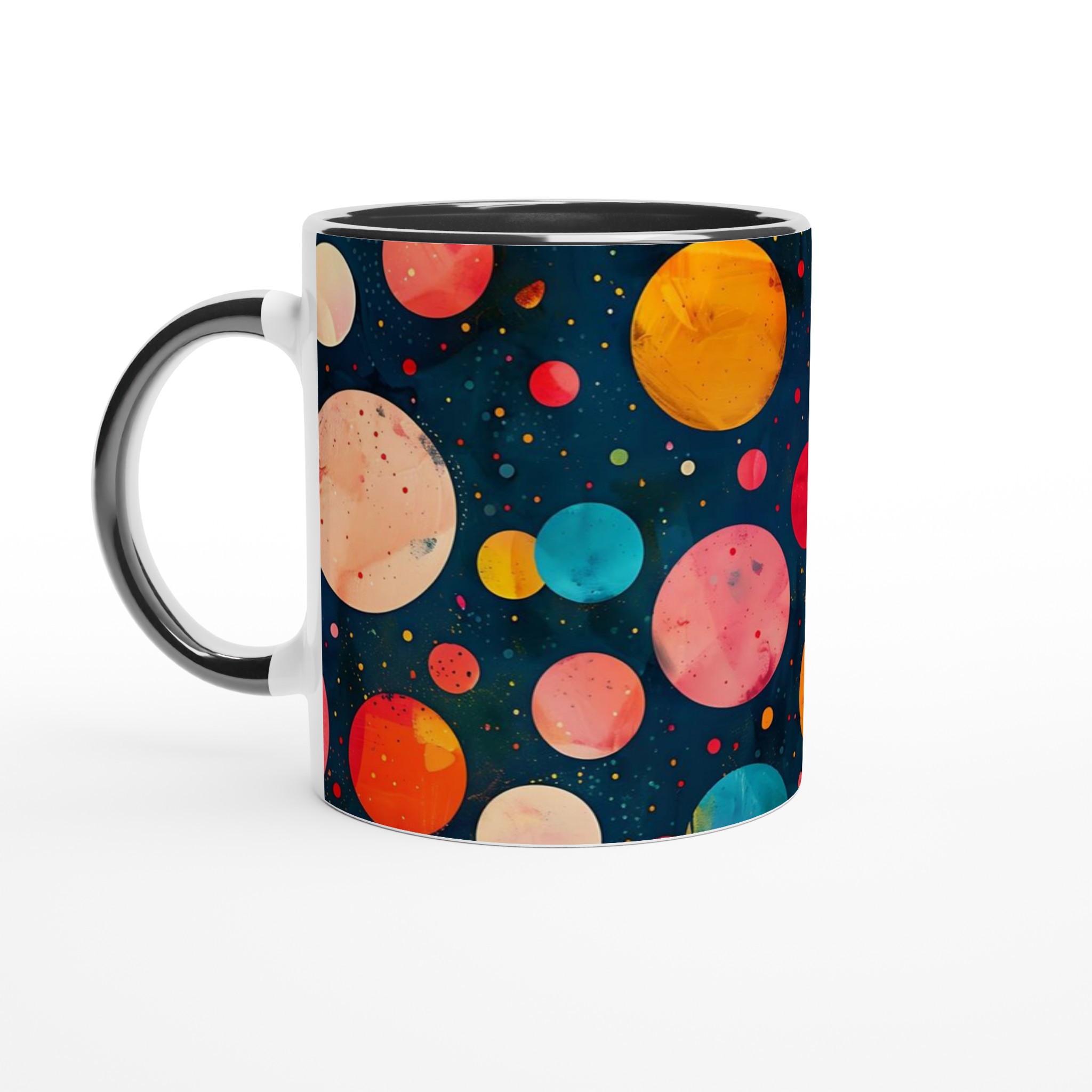 Kosmisk Färgexplosion Mugg – 11oz Keramisk Kaffekopp i sju livfulla nyanser 4 6dce990d-58de-44fb-b419-32d409df15c9