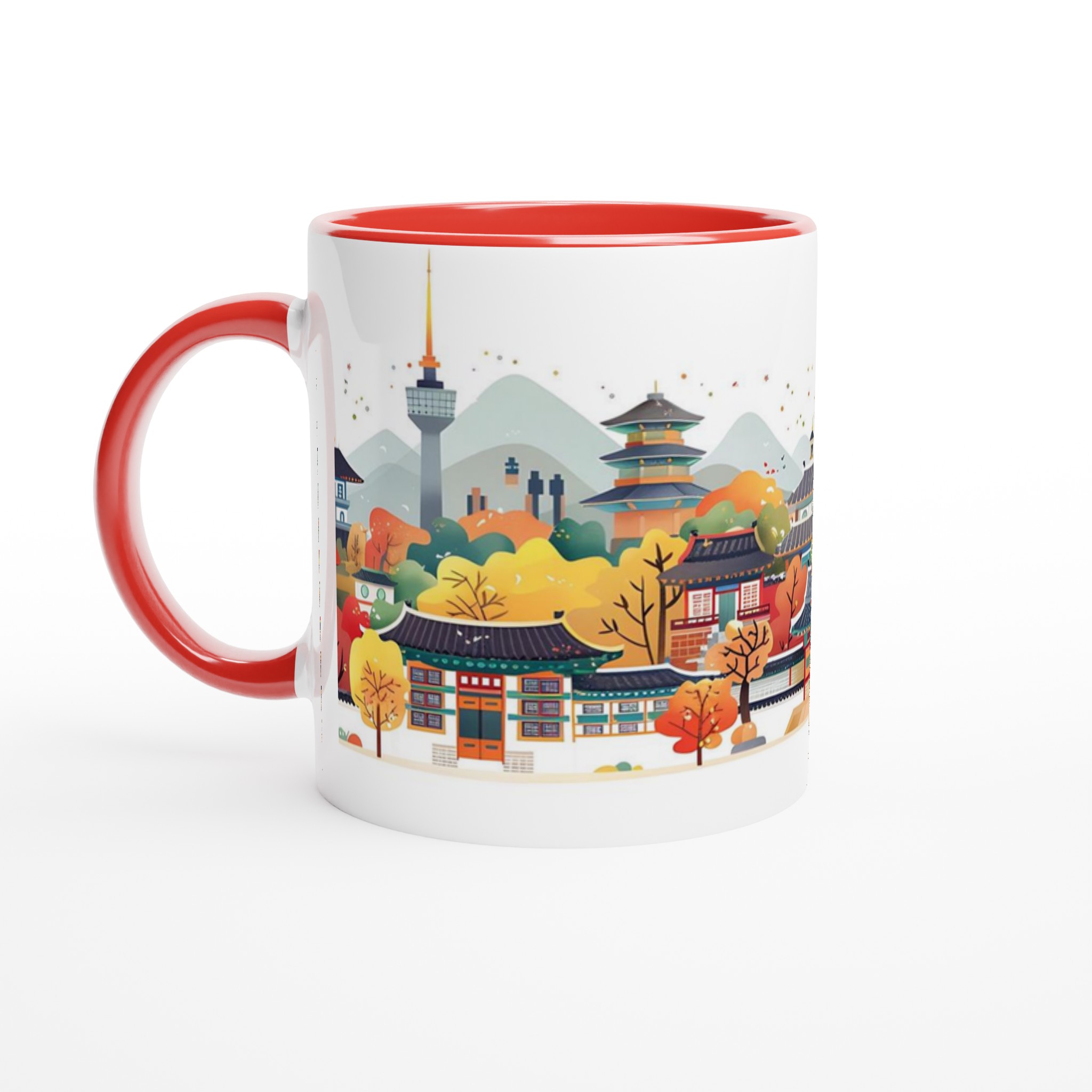 Seoul Cityscape Keramikmugg – En bit av Sydkoreas charm i ditt val av färg 5 6dec8fee-c9ee-481e-ac2d-ce629b6d56b3