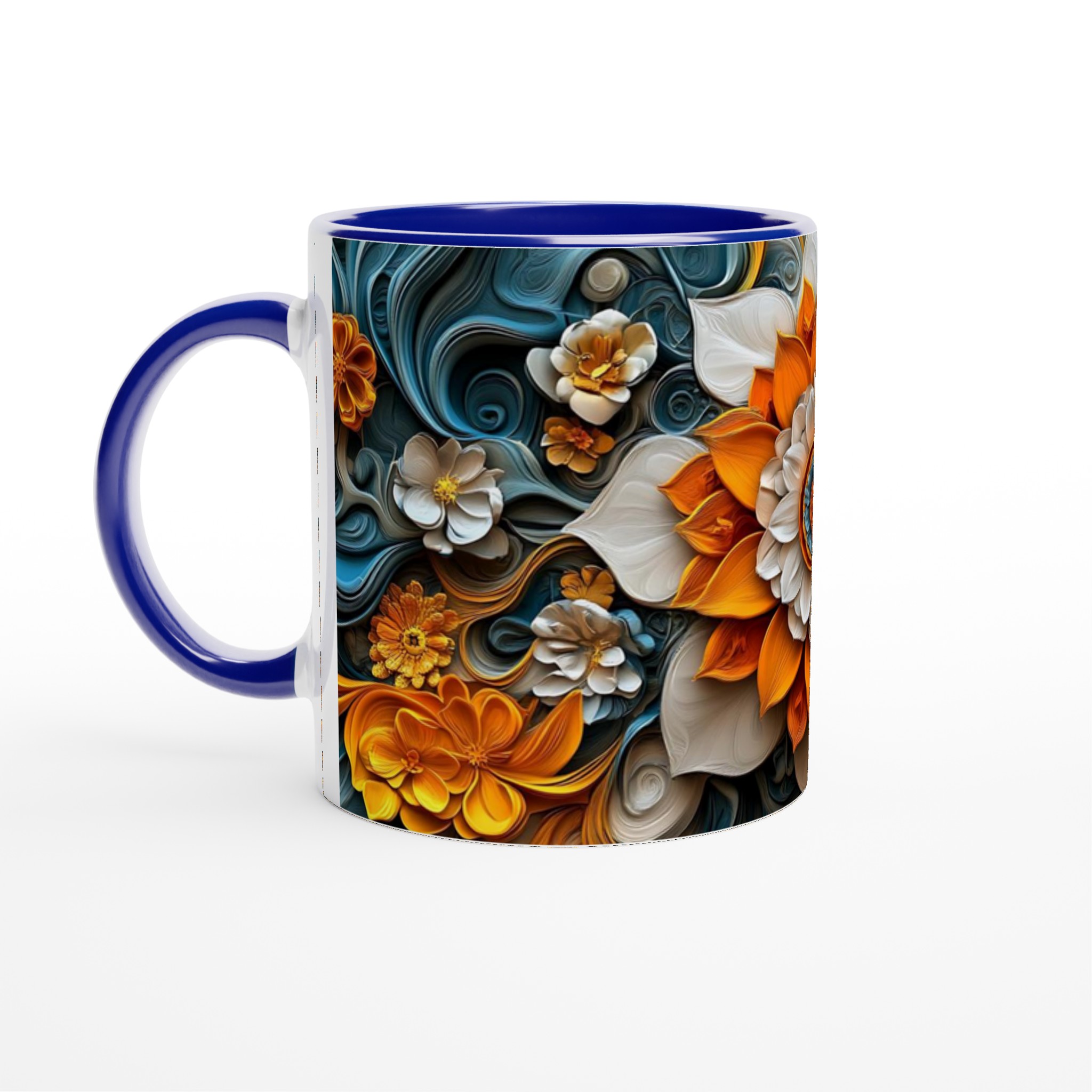 Abstrakt Mandala Konst Mugg – 11oz Keramisk Mugg i Ditt Val av 7 Levande Färger 2 6e1e9f04-9e58-4e73-8c19-532f1580daf1