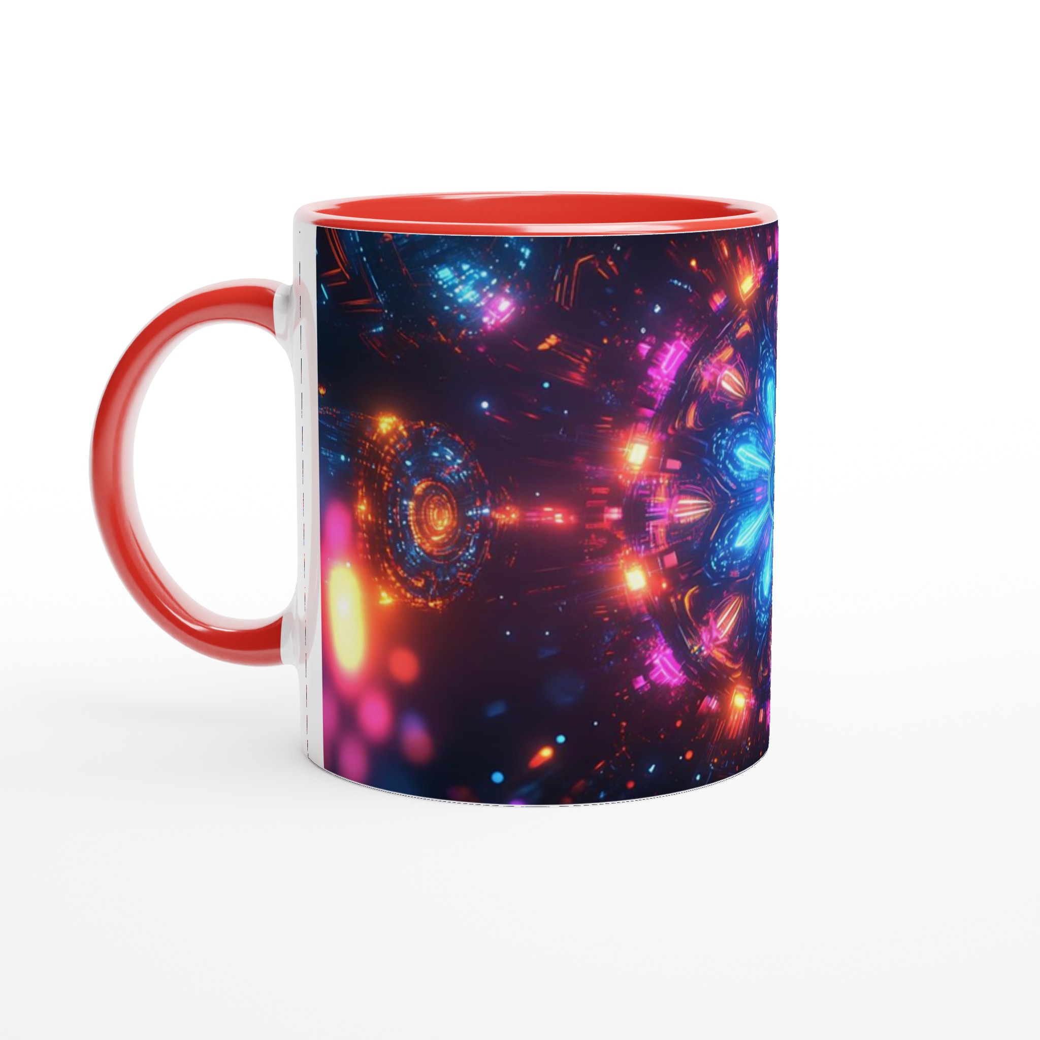 Cosmic Mandala Keramikmugg – Strålande Neon Design i Ditt Val av Livliga Färger 5 6e228a15-1d94-49f7-a025-c0f705eecc35