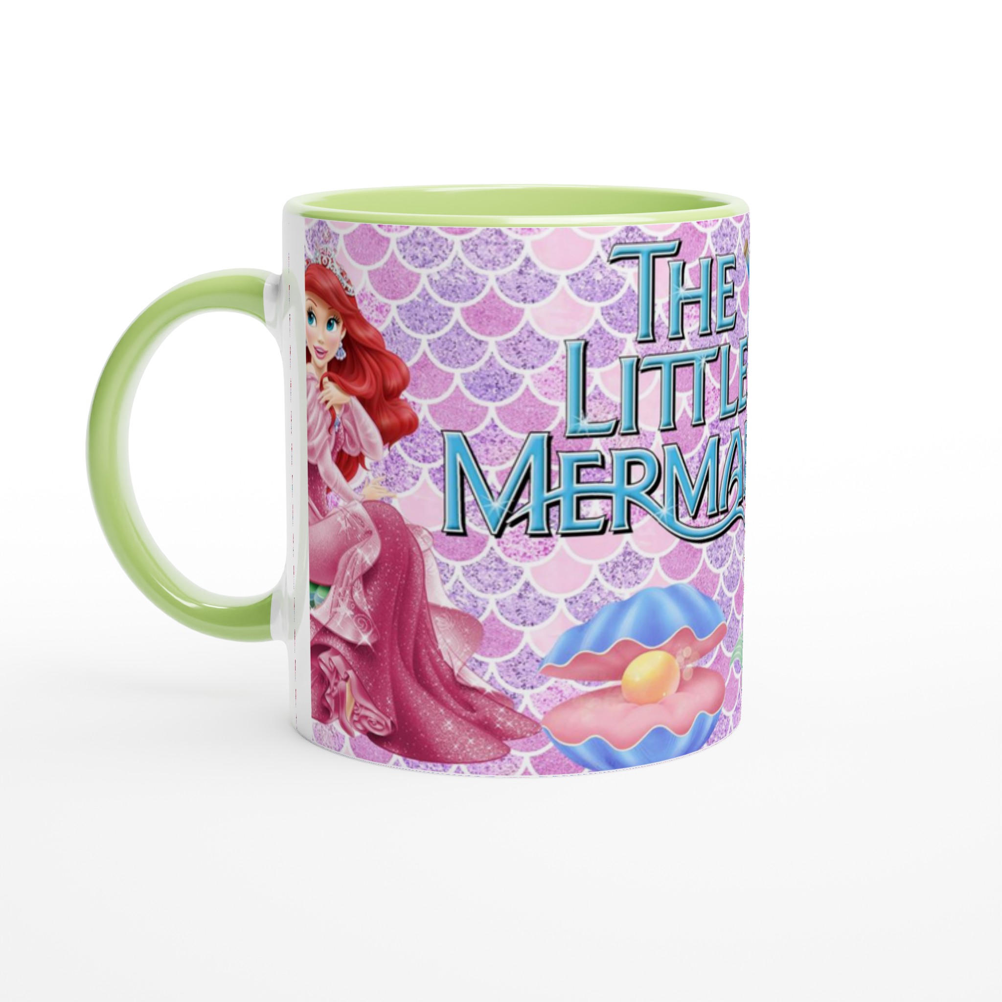 Vit 11oz keramisk mugg med The Little Mermaid – Livfull design i valfri keramikfärg 7 6e28f3df-dabf-48d9-b760-f434b6348dd2