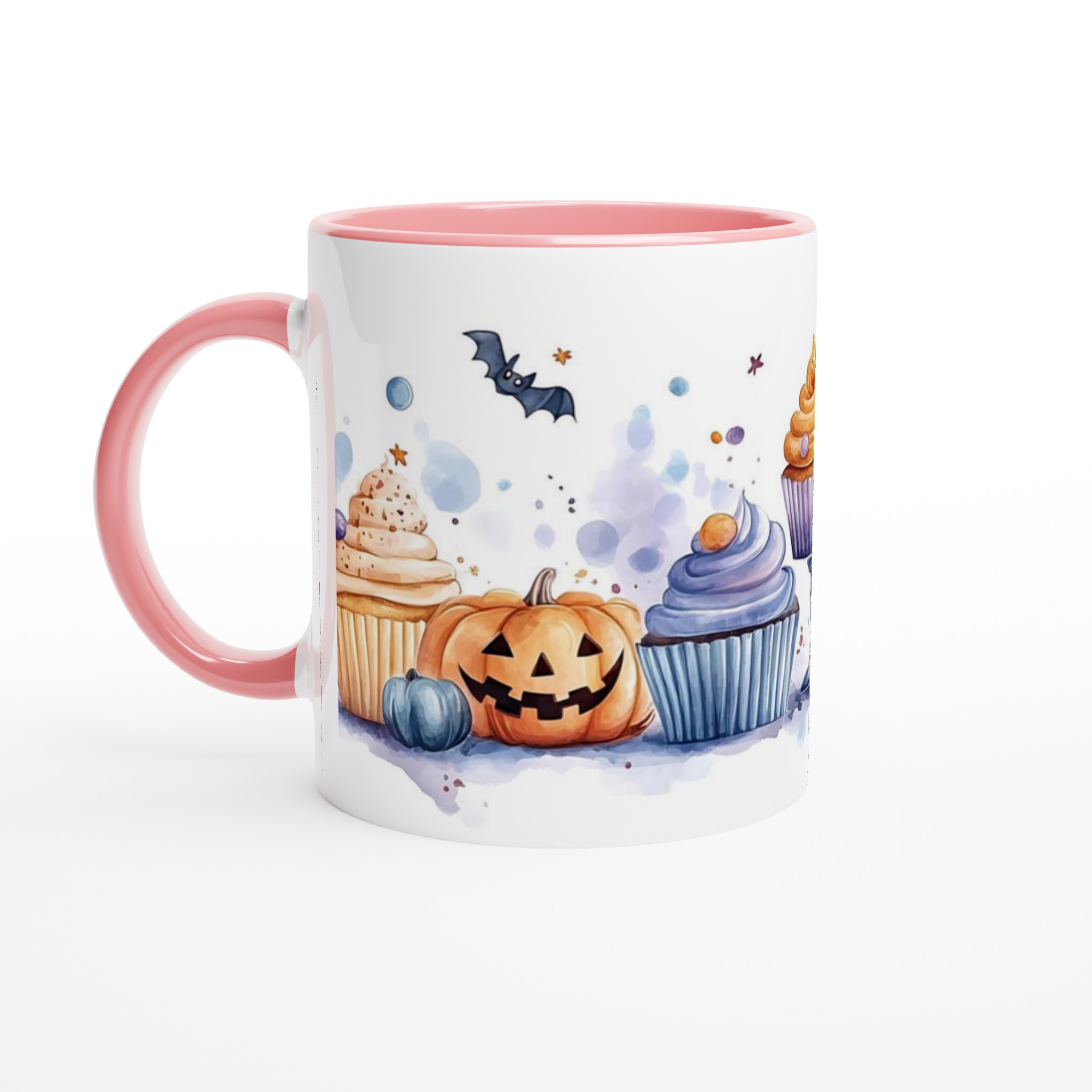 Bus eller Godis Mugg: Mysig Halloween-design i akvarell – Välj din färg! 6 6e365ef2-e6eb-46b3-a8c0-1c3bdf53d83e