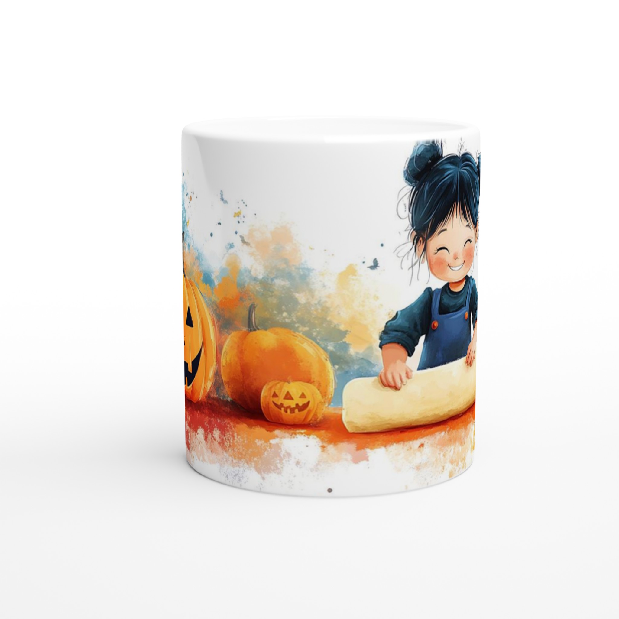 Söt Halloween Bakning Mugg – Lekfull Design med Pumpalyktor & Barnglädje i 7 Färger 8 6e4c6a7b-87c7-4d46-bc3e-e1eecbc5805d