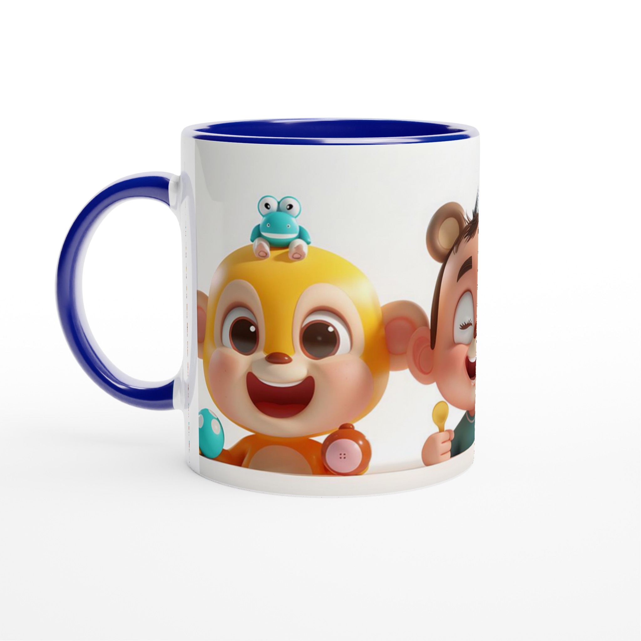 Lekfulla Vänner Barndesigns Mugg – 11oz Keramikmugg i ditt val av 7 glada färger! 2 6e59f0e6-ed2b-4e86-89e1-e4af4d8ce1f8