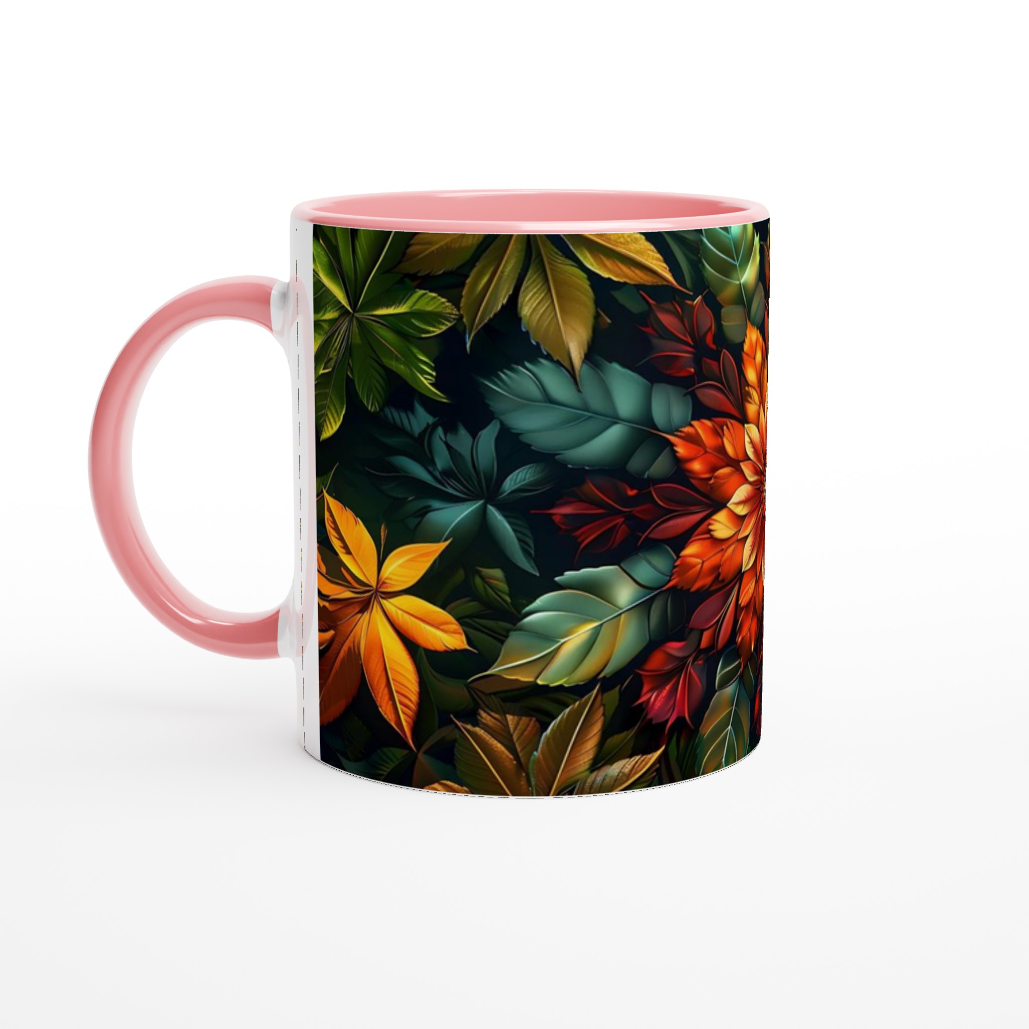 Tropisk Blomma Keramikmugg - Lyxig Design & Hållbar Kvalitet i Ditt Val av Färg 6 6e5ff4b6-1a81-4874-ac43-eb7aa309045b