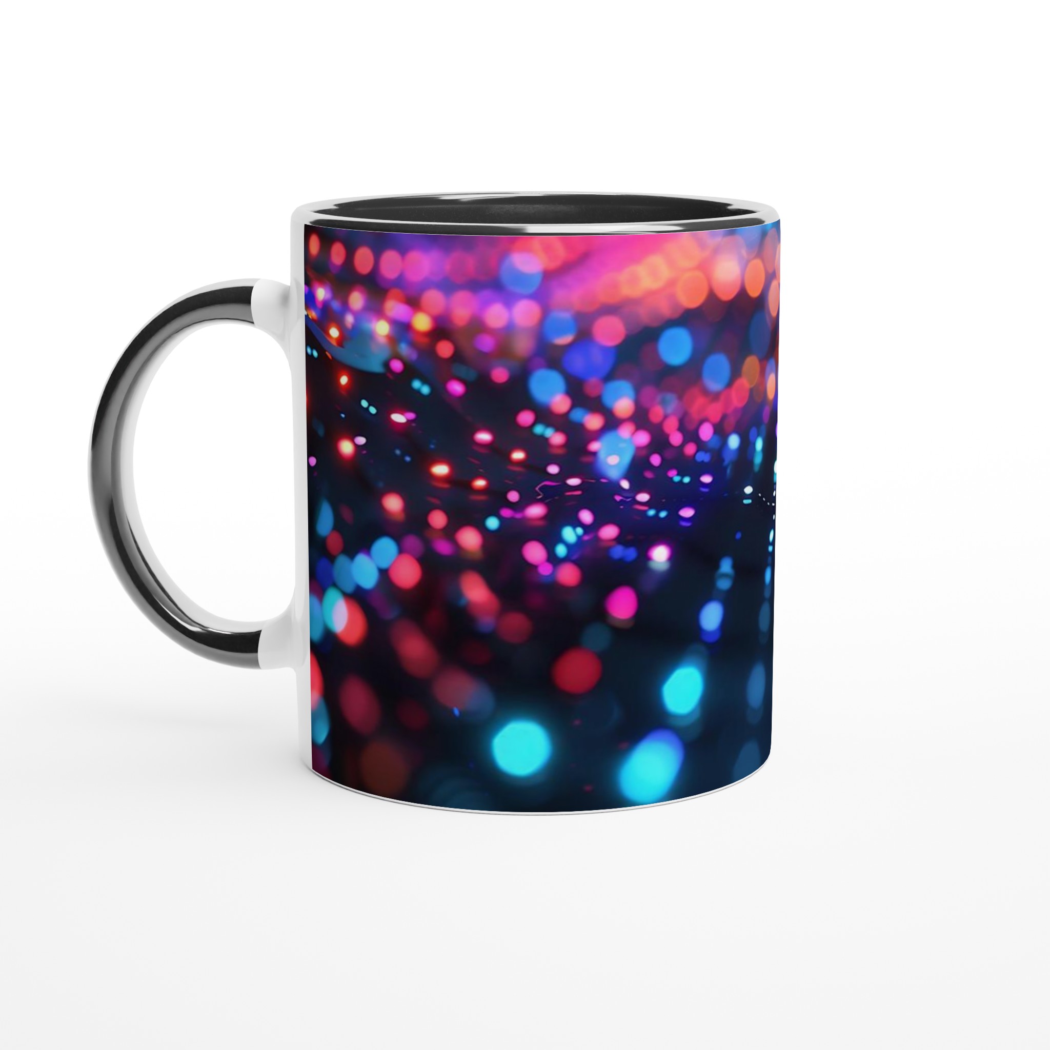 Neon Glow 11oz Keramisk Mugg – Färgglad Abstrakt Design i Din Valfria Färg 4 6e6b018e-5d40-46b9-b7b9-1b035e8996a9