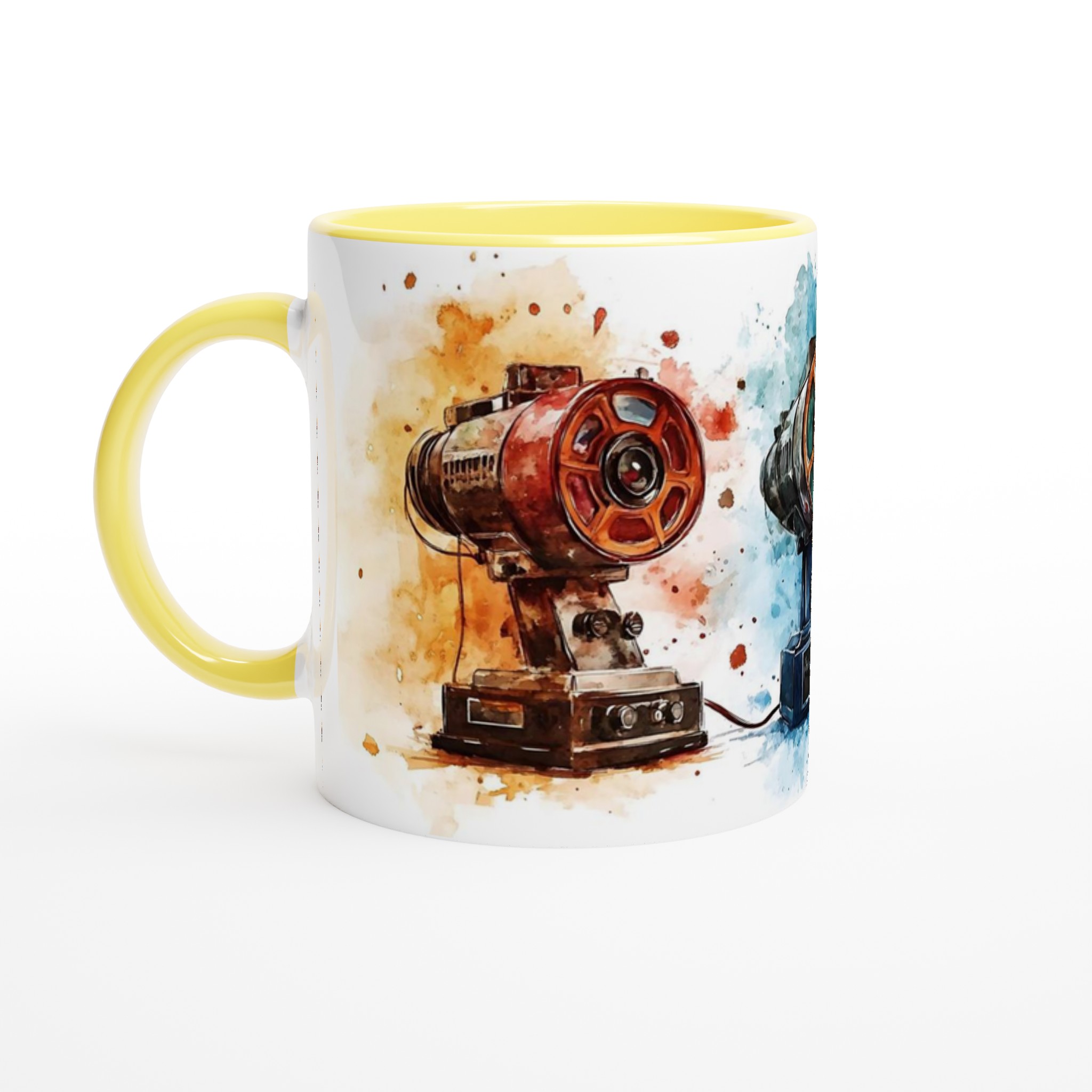 Retro Tech Vibe Keramikmugg – En touch av konst och nostalgi för din kaffepaus, i 7 färgglada val! 3 6e9a5879-1eba-4c81-b588-1f27029e5dca