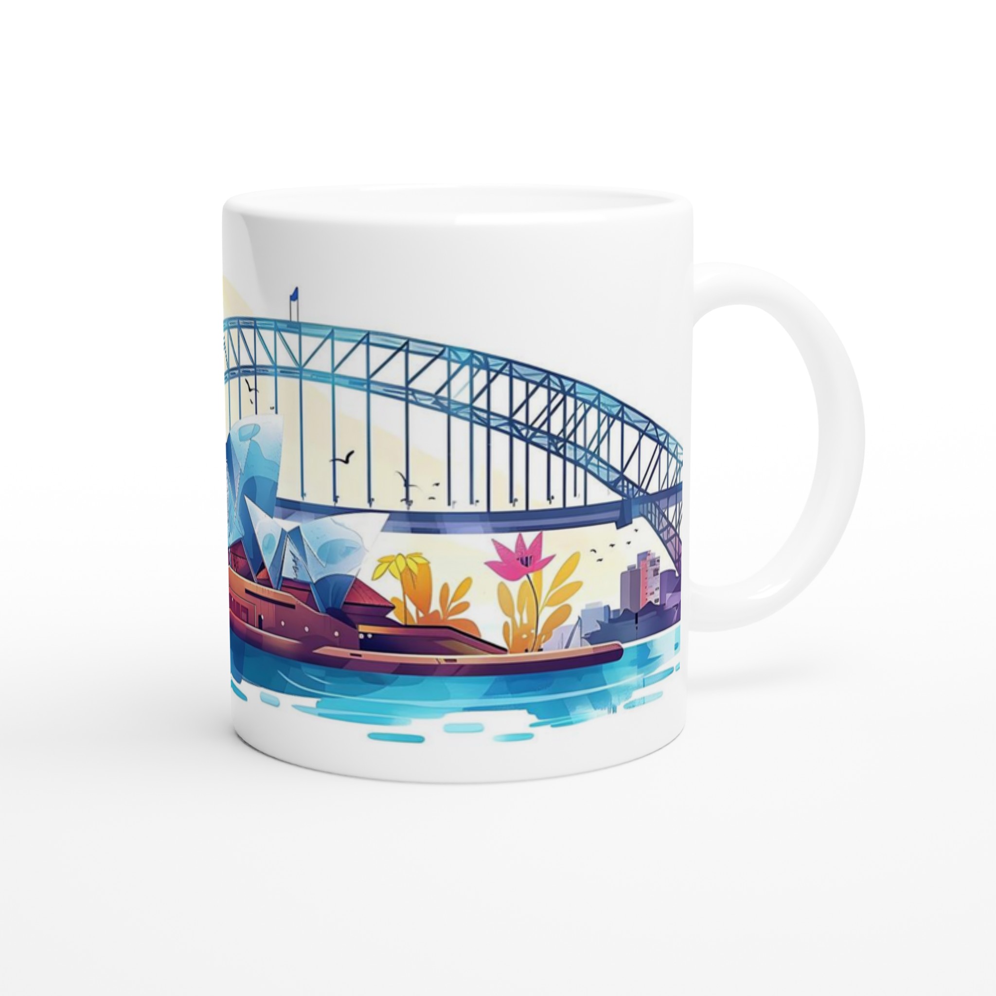 Sydney Opera House Konstnärlig Mugg – Välj bland 7 Livfulla Keramiska Färger! 9 6f156d77-aff4-45f1-961e-e4230af9e88f
