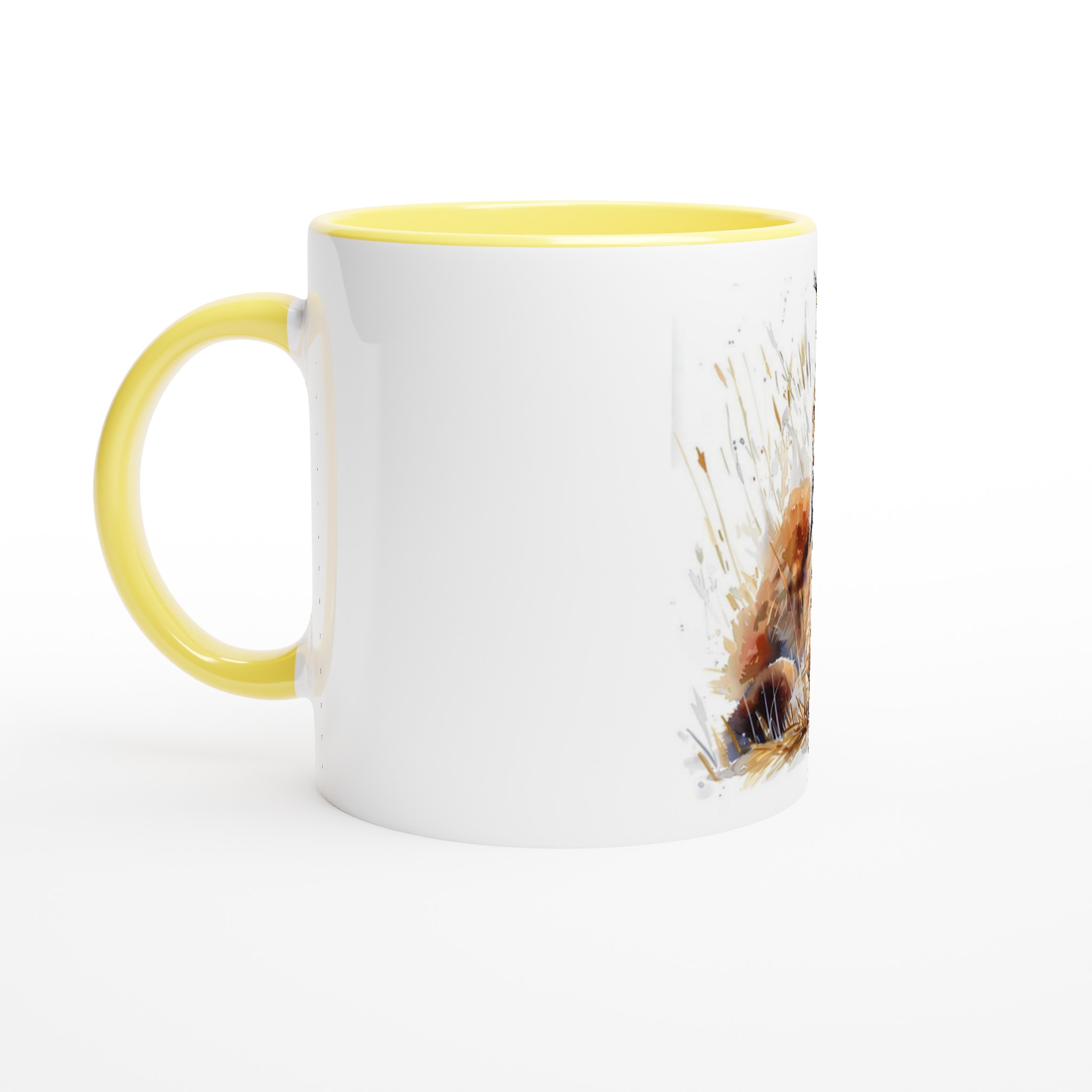 Vacker lodjur akvarell 11oz keramikmugg – personlig inredning i din favoritfärg 7 6f1a3458-9bb3-4c58-b2be-7b70b242caa7