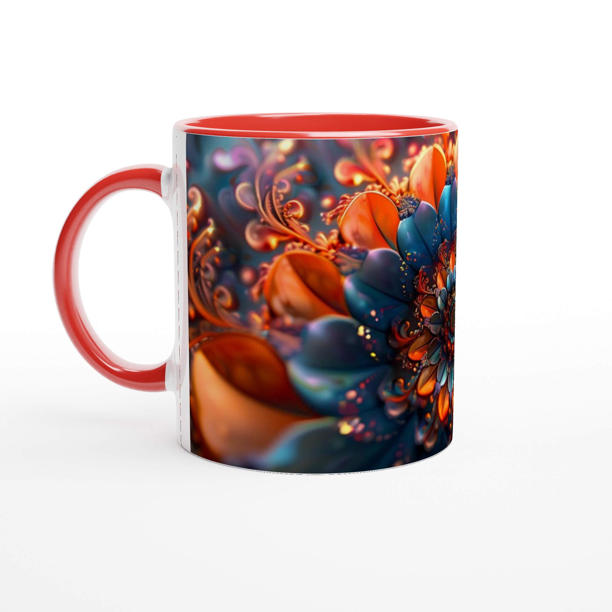 Abstrakt Mandala Konst 11oz Keramisk Mugg – Levande Färger för Din Vardagslyx 5 6f52c4f5-428b-4834-b757-f17411a36eac