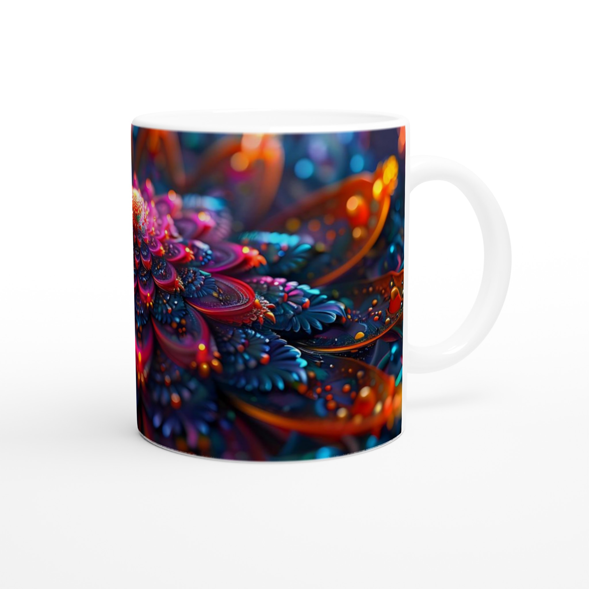 Kosmisk Blomsterdröm – 11oz Keramikmugg med Bländande Design i Valfri Färg 9 6fa1833f-7ae0-4a31-8b78-b81c8fb07a5a