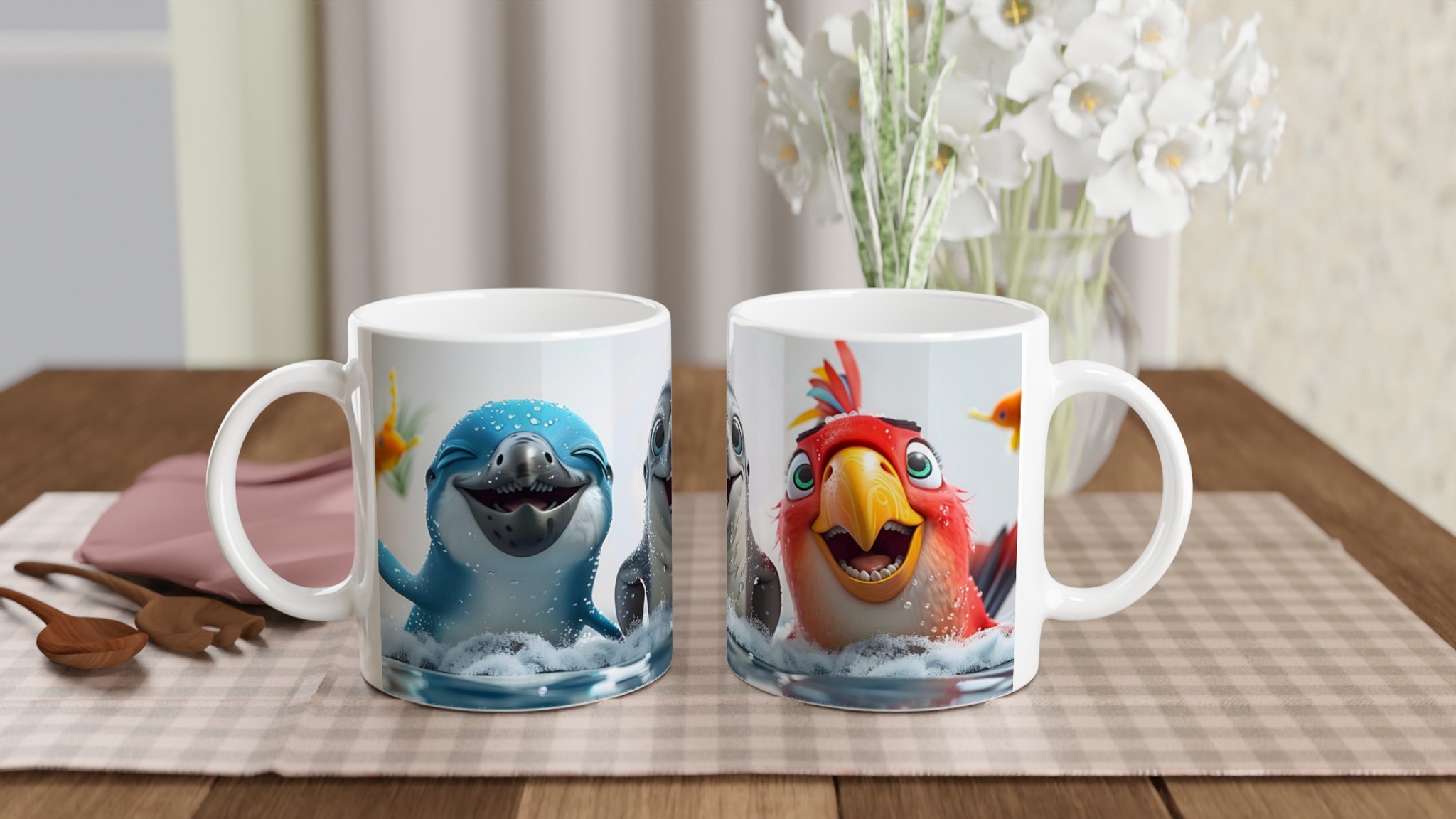 Glada Havsdjur Mugg: En färgglad keramikmugg för dina favoritdrycker 10 6fccdcdb-77c9-41a2-85b0-e1e8828618c2