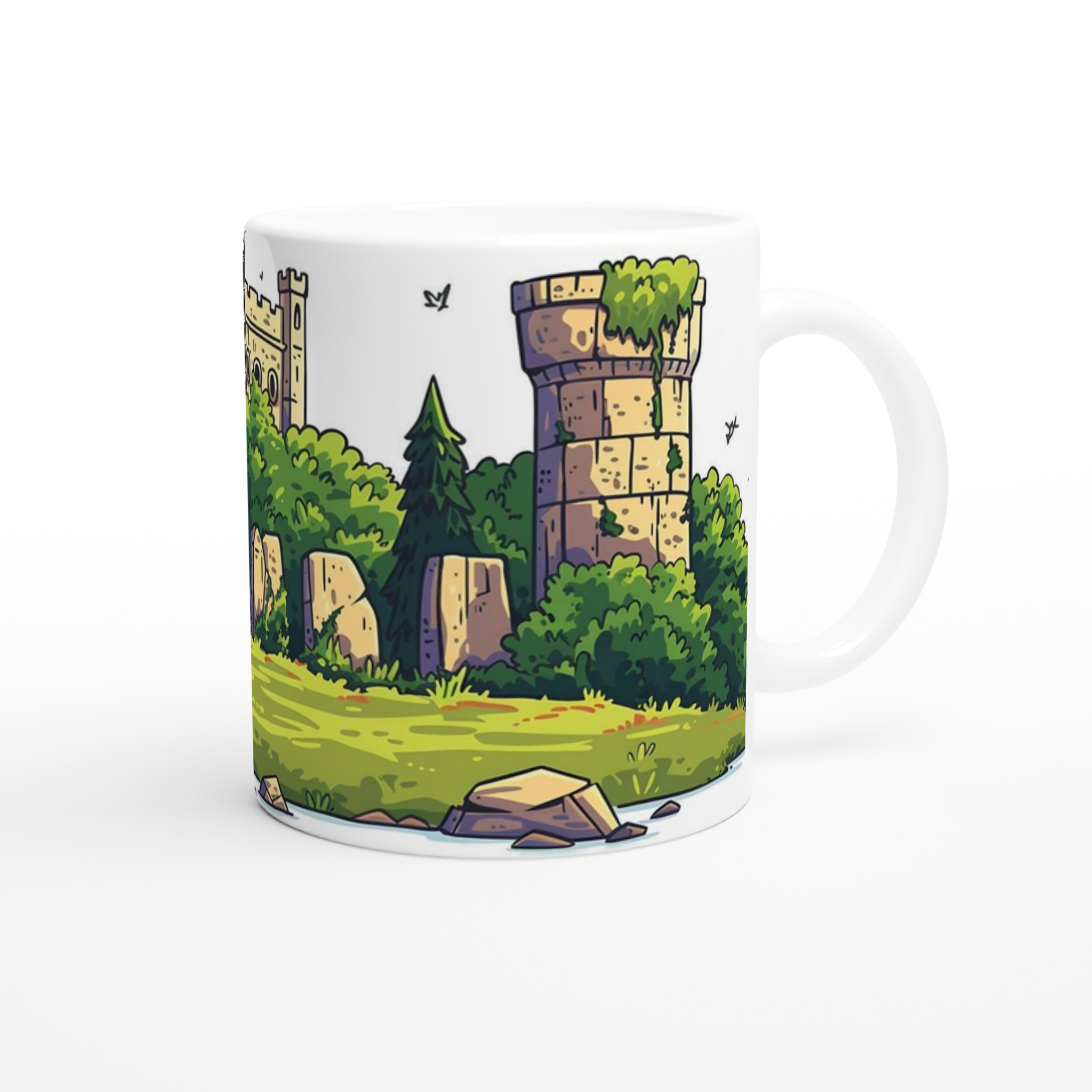 Mystisk slottsö Mugg - Fantasi & Äventyr Kaffemugg i ditt färgval 9 6fd4e3a4-b13f-4d16-9a18-16d1655b3d71