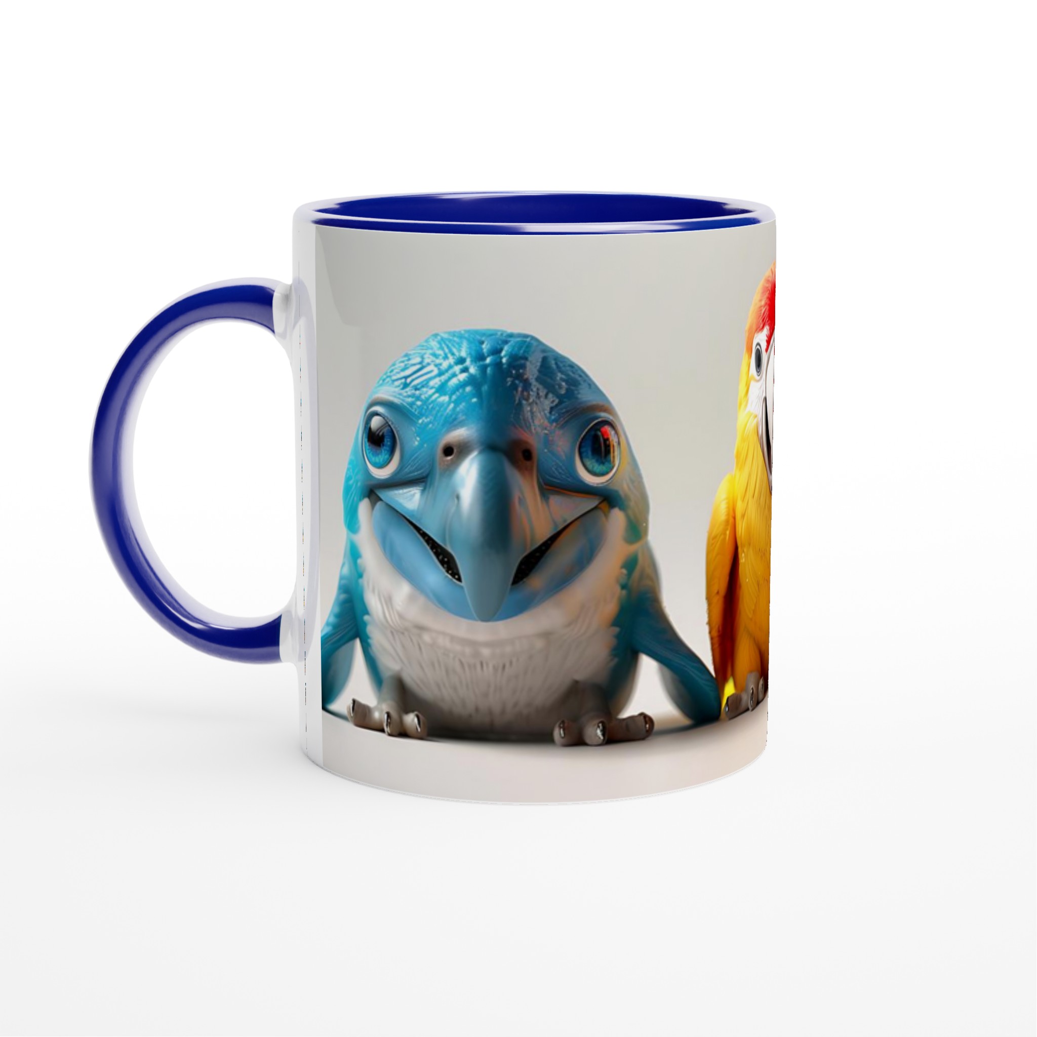 Söta Djurvänner Keramisk Mugg - 11oz Kaffe- & Temugg i Valfri Färg, Hållbar & Diskmaskinsäker 2 70047374-b06a-4688-86b4-c6a513286cd6