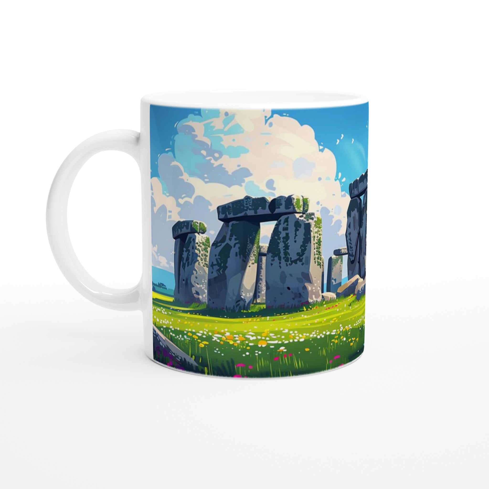 Anime Stonehenge 11oz Keramisk Mugg – Drömsk Landskap i Dina Händer 1 701991fd-ca3a-4a0d-9137-759859610bf6