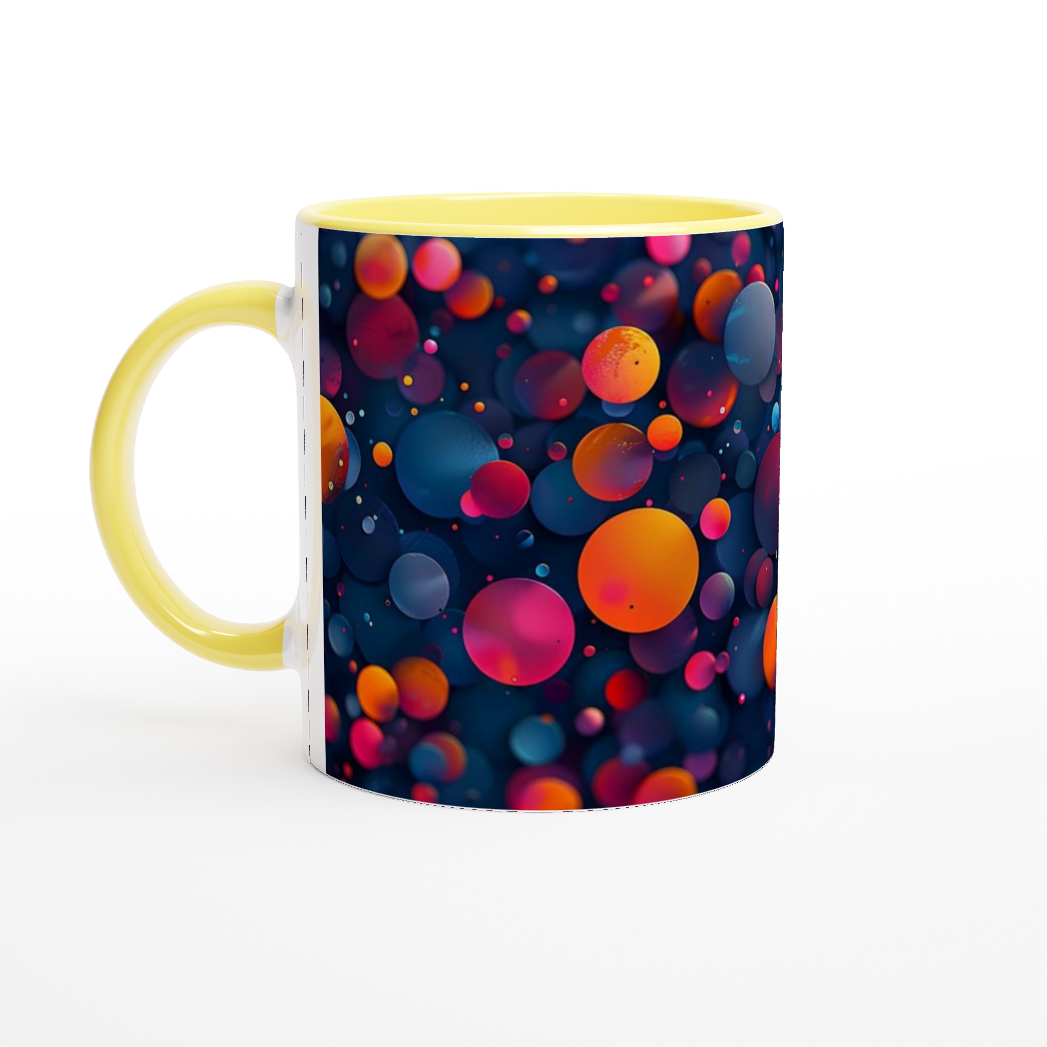 Abstrakt Bubbel Keramikmugg - 11oz Konstnärlig Kaffekopp i Flera Färger 3 702d7039-bb2b-4ce7-a8be-9f082b4568c8