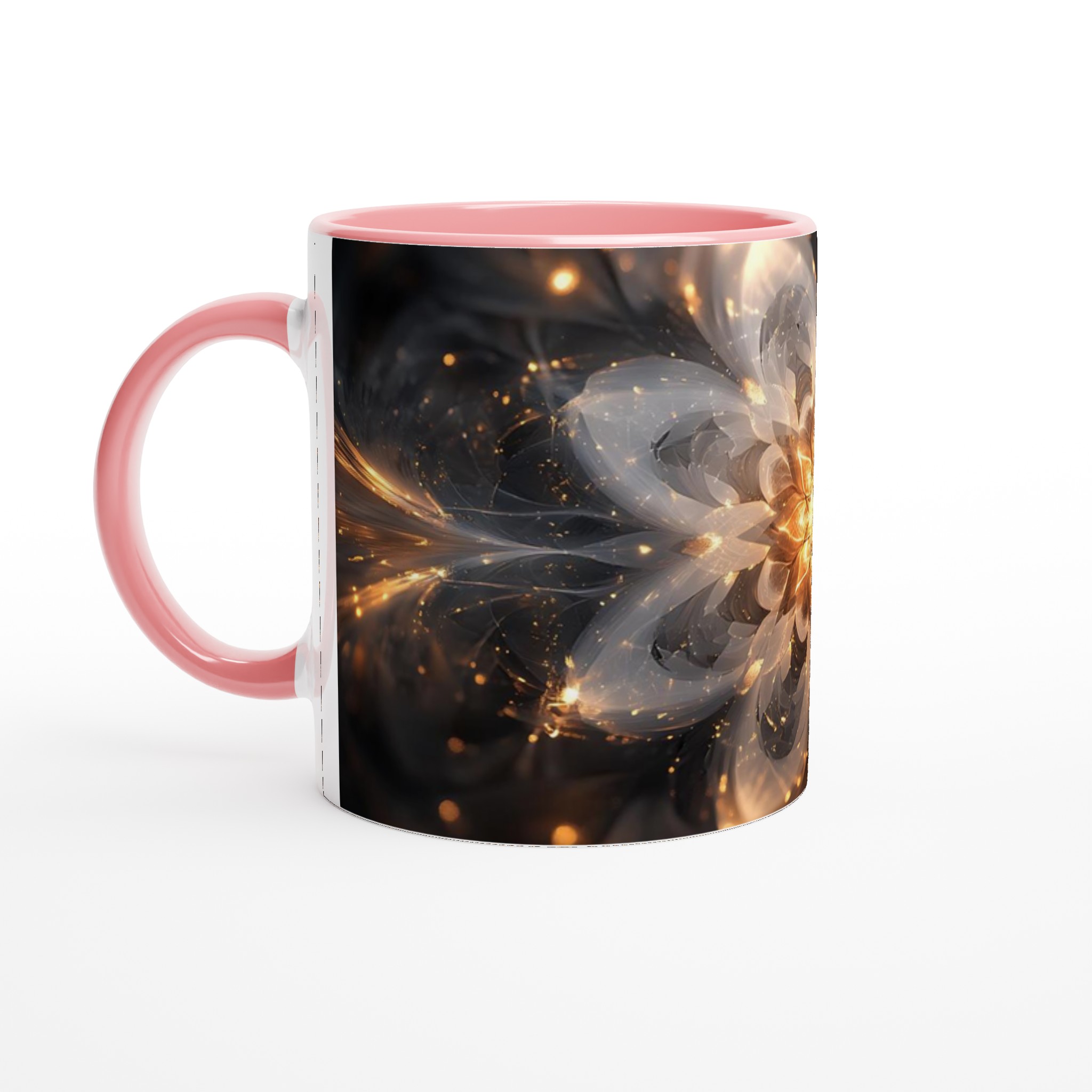 Abstrakt Gyllene Blomma 11oz Keramisk Mugg – Lysande Design för Din Favoritdryck 6 70b3124c-13ae-4090-9363-ee3ad537b1d6