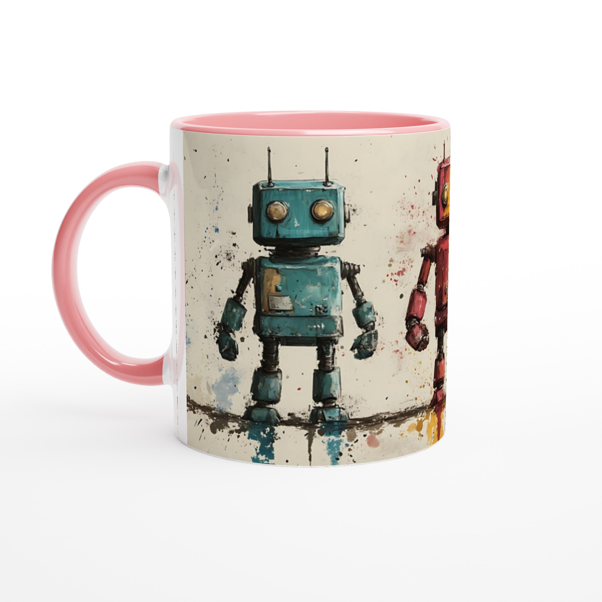 Retro Robot Art 11oz Keramikmugg – Din unika mugg i valfri färg 6 70eec602-7583-41f0-89b8-7c7561055c9d