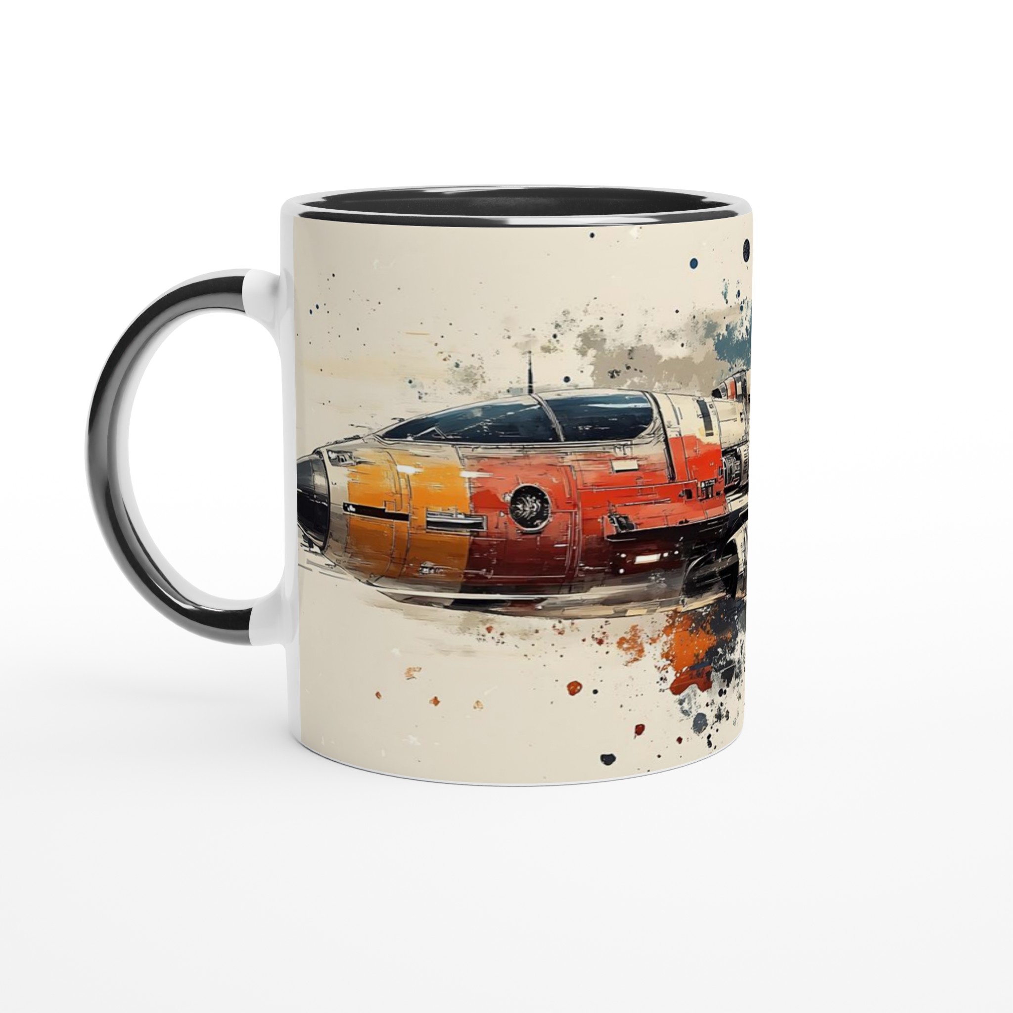 Kosmiska Farkoster – Konstnärlig Keramikmugg i 7 Färger | Sci-Fi Inspirerad Kaffekopp 4 7152ea0c-1227-463a-997e-1d5ce59212f1