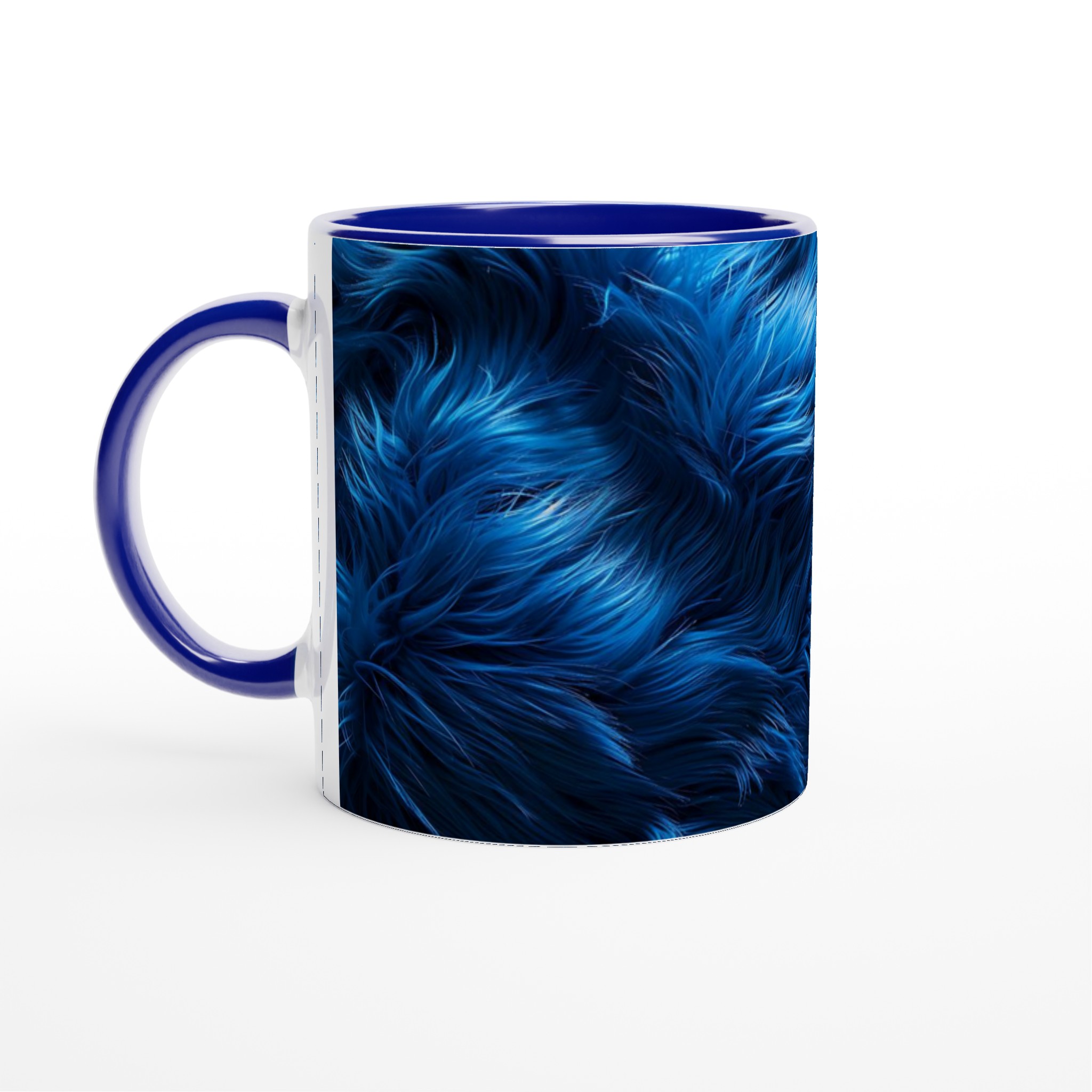 Vit 11oz keramisk mugg med djupblå stil – välj din favoritskurk i sju levande nyanser 2 7153bf1f-08f6-46b7-a1a3-9bcf56b2b2d6
