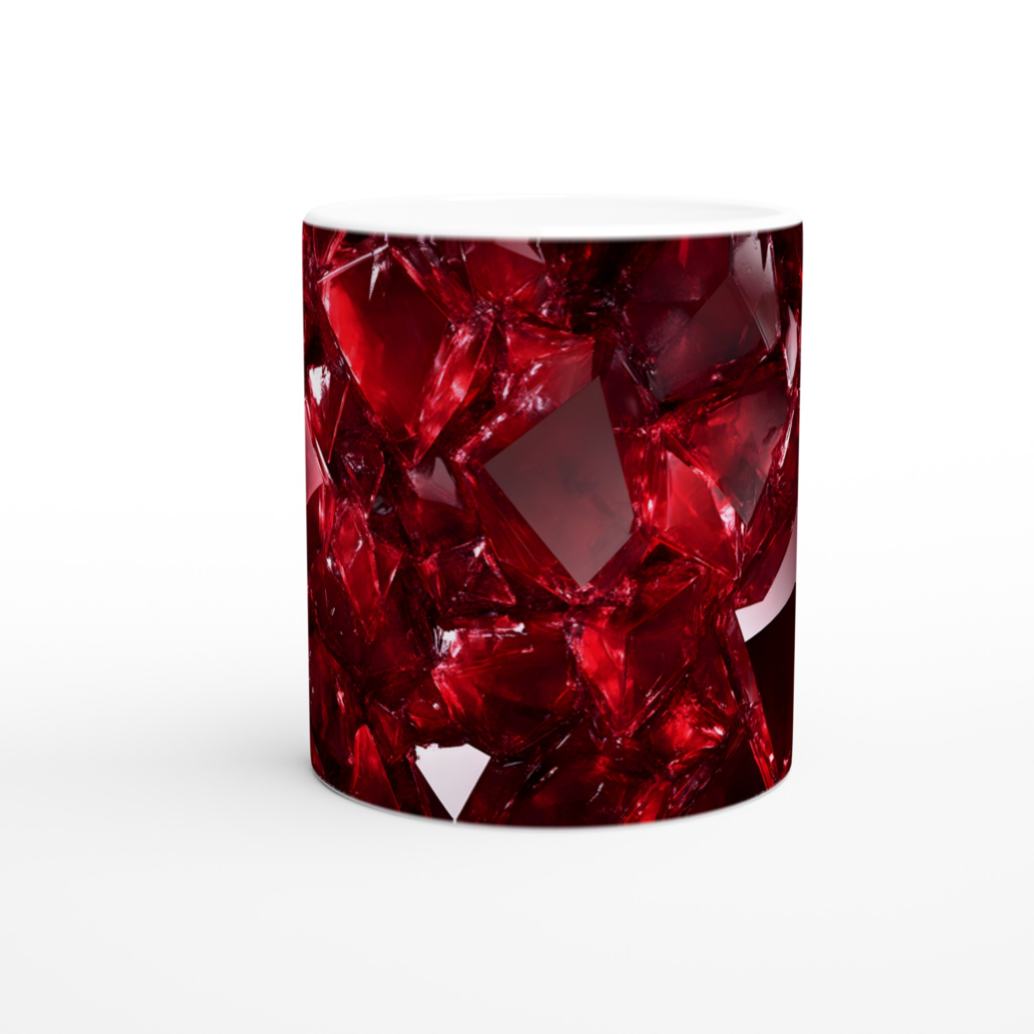 Rubinröd Kristallmugg – 11 oz Keramisk Mugg för Glänsande Morgonstunder 8 71cb4bef-44bf-4321-a78e-ec88a8f28dd6