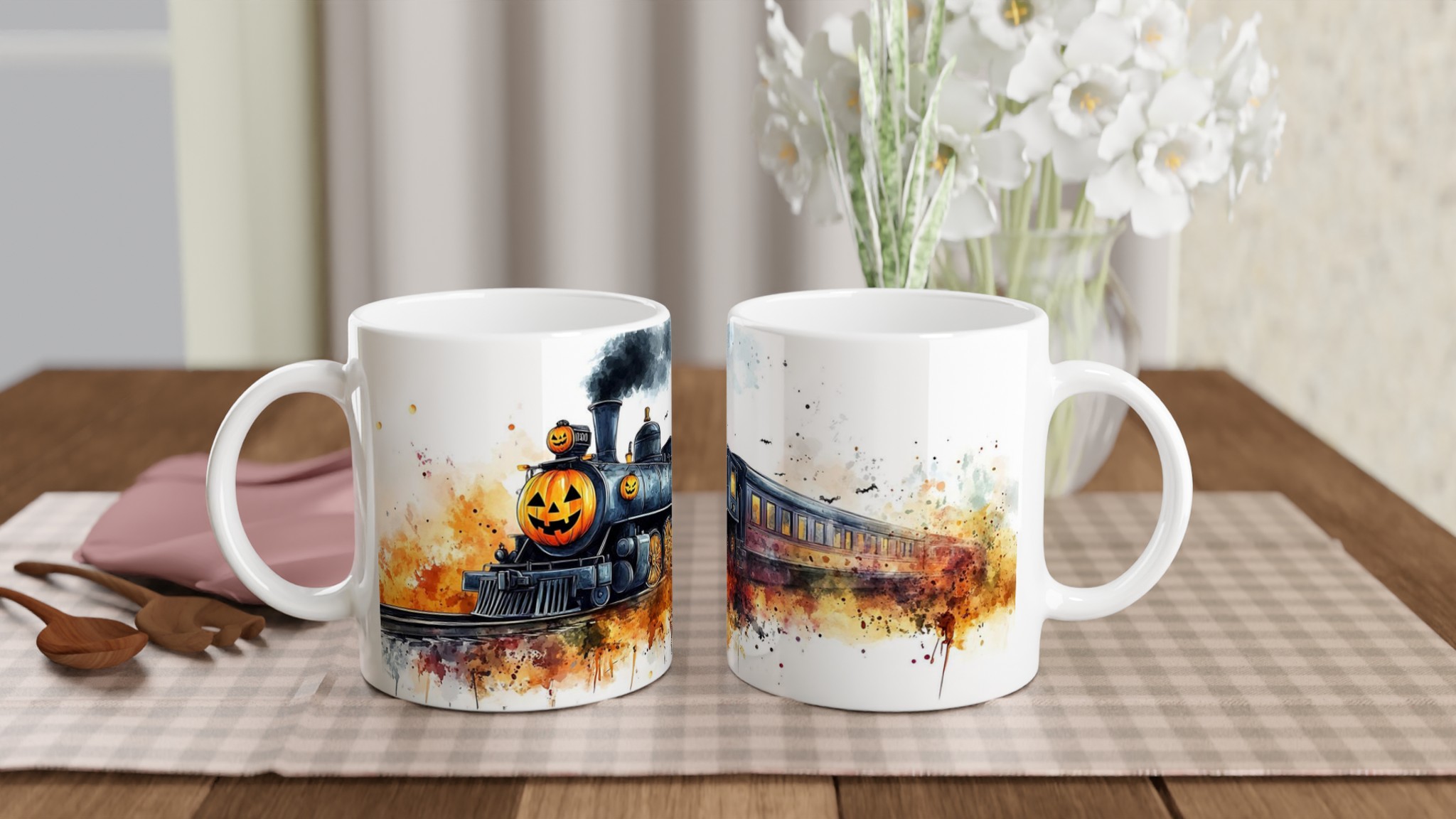 Spooky Express: Pumpa Lokomotiv Mugg – En Perfekt Halloween-gåva i din favoritfärg! 10 71d831d1-25de-4de8-9657-c59975341108