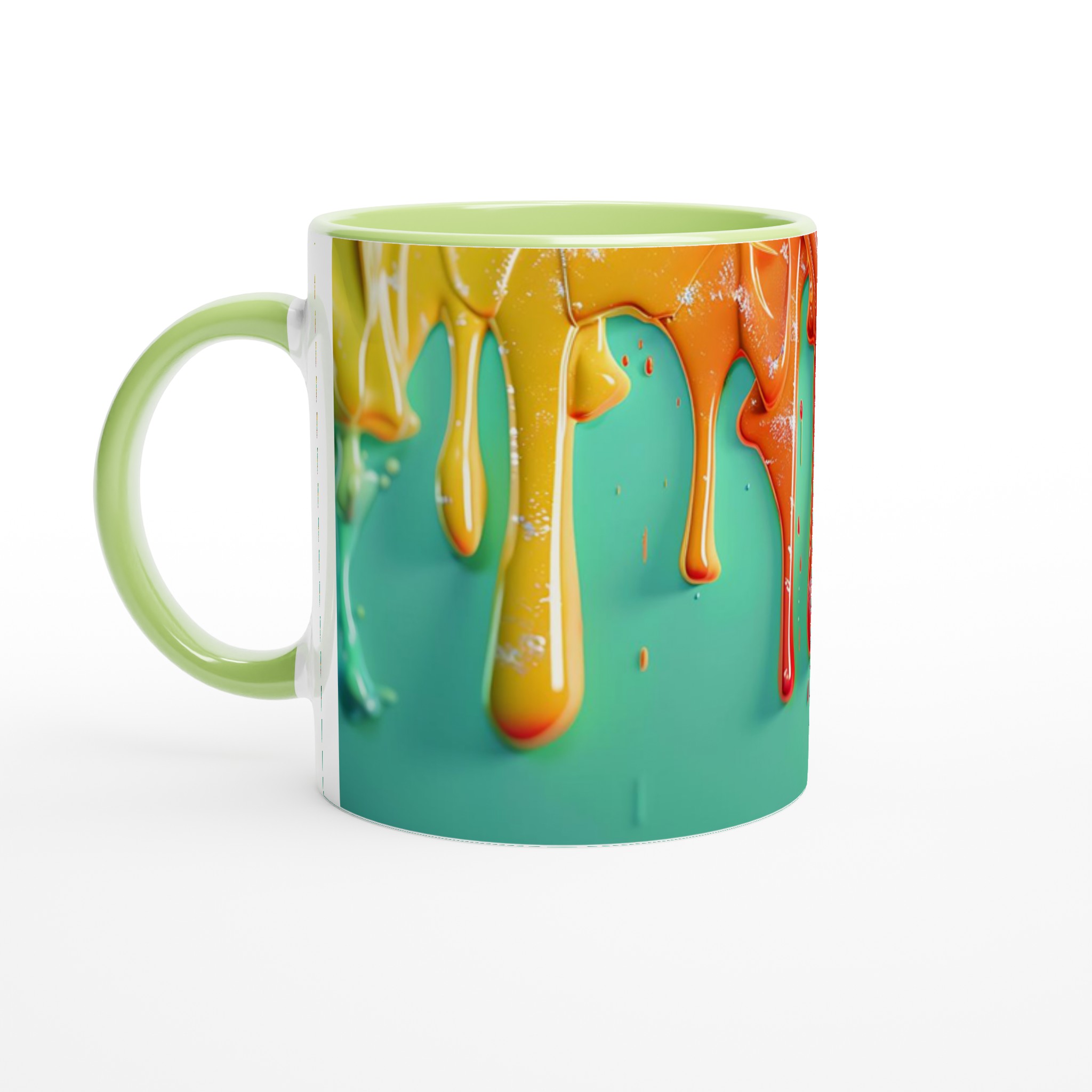 Färgglad Stänk Keramikmugg - 11oz premiummugg i 7 livfulla nyanser för kaffe, te & glädje! 7 71f564ed-01bb-438d-abc2-21ef321820b5