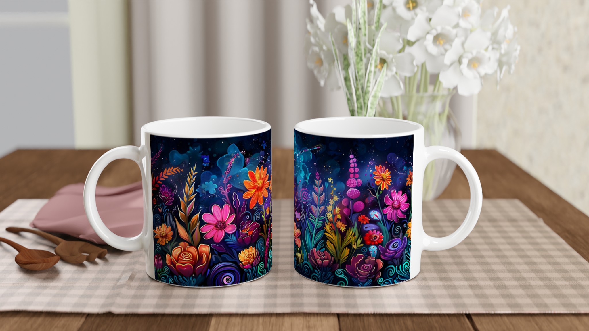 Magisk blomsteräng keramikmugg – En explosion av färg i 11 oz 10 71fb966f-d490-423d-a7eb-3e12d4da99b7