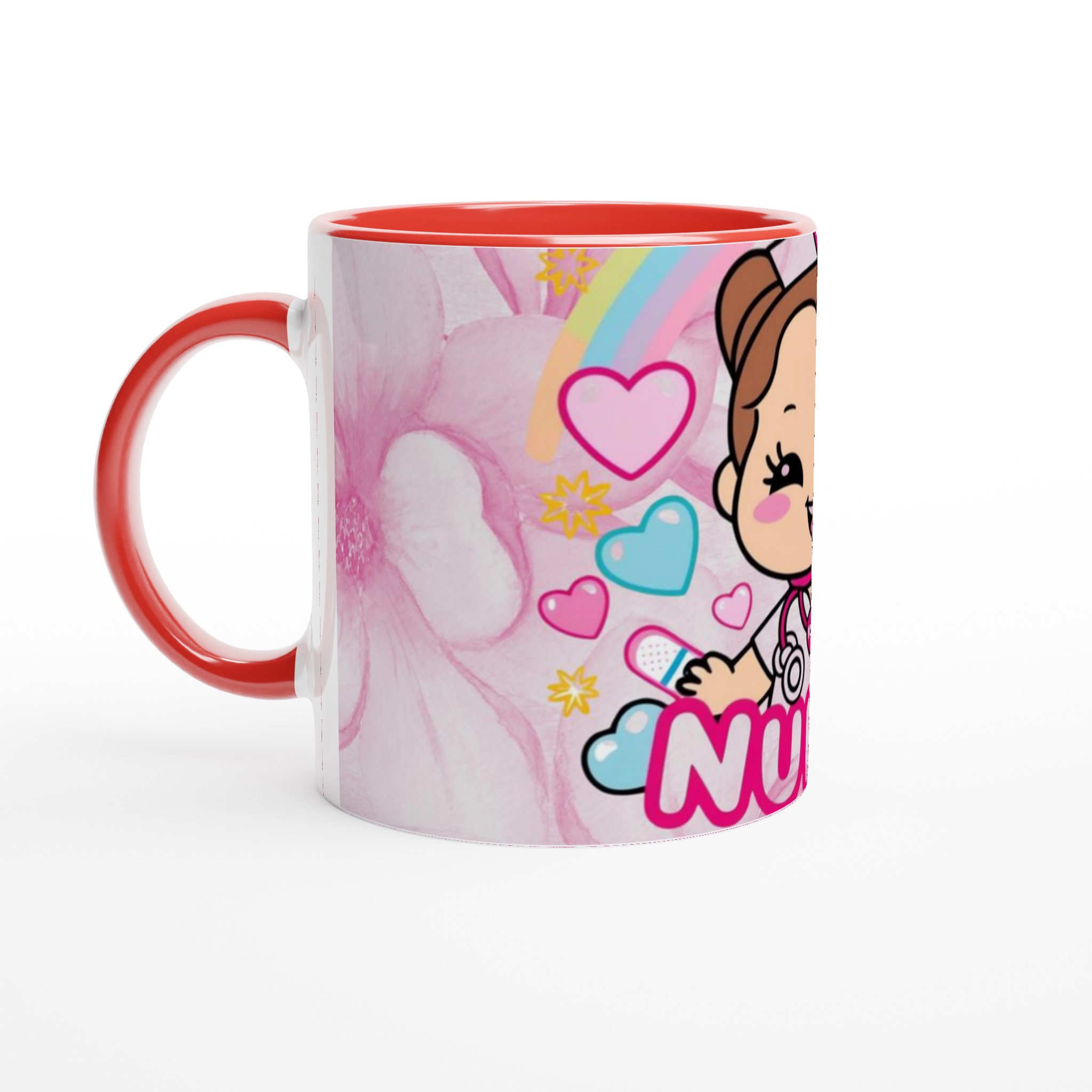 Charmig Ceramic Mug 11oz med Söthet och Nurse Theme – Välj Bland Sju Färger 5 721297da-6b62-4867-a62b-d857bbdfea28