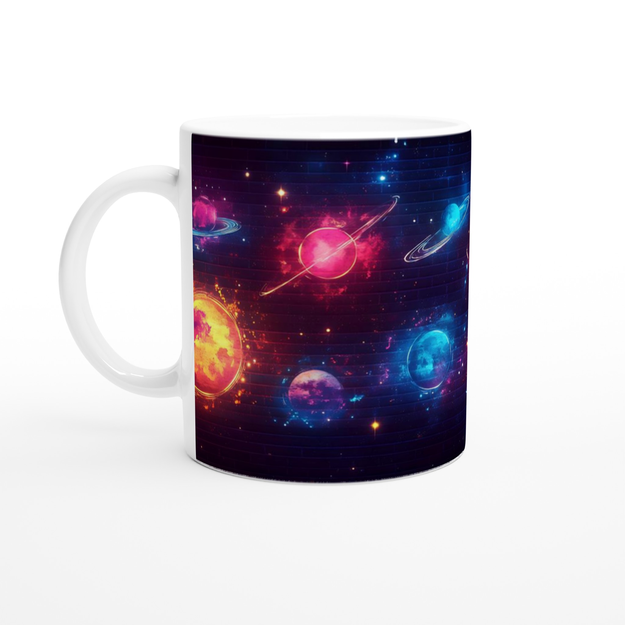 Neon Galaxy Keramisk Mugg - Rymdinspirerad Design i Klara Färger (11 oz) 1 721bbc5c-0de0-45aa-aa85-4cf438810a3e