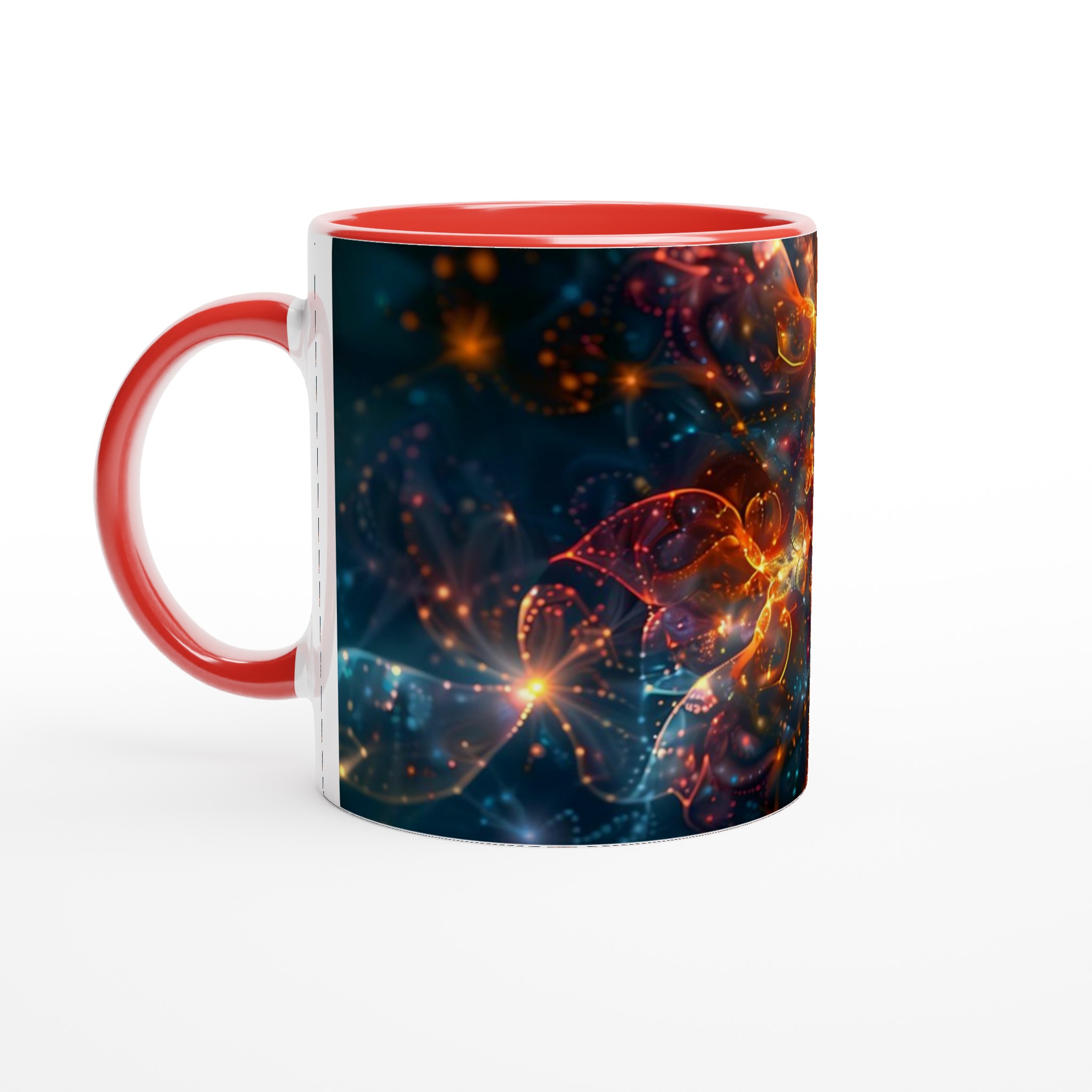 Kosmisk Blomster Keramikmugg - 11oz, Välj Din Färg! 5 72672208-a5d2-42a2-b332-129d60aca527