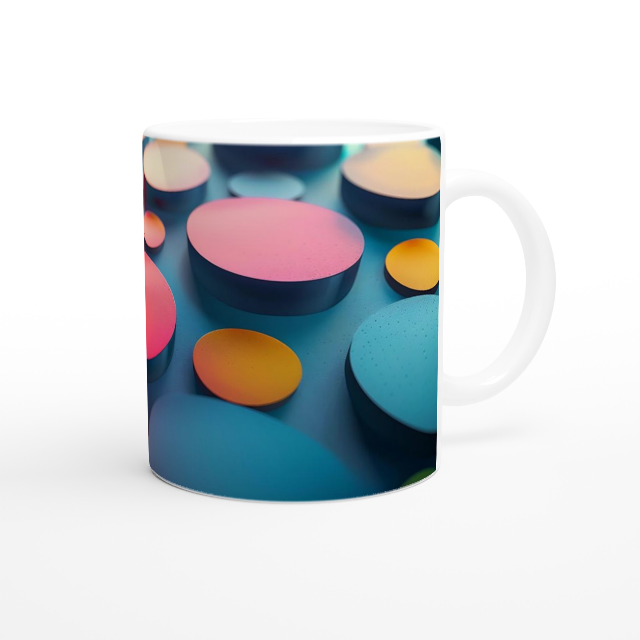 Abstrakt Pop Art Keramikmugg – 11 oz i Livfulla Färger för Din Morgondryck 9 726f1569-674d-4dd7-bce3-a891eef3692e