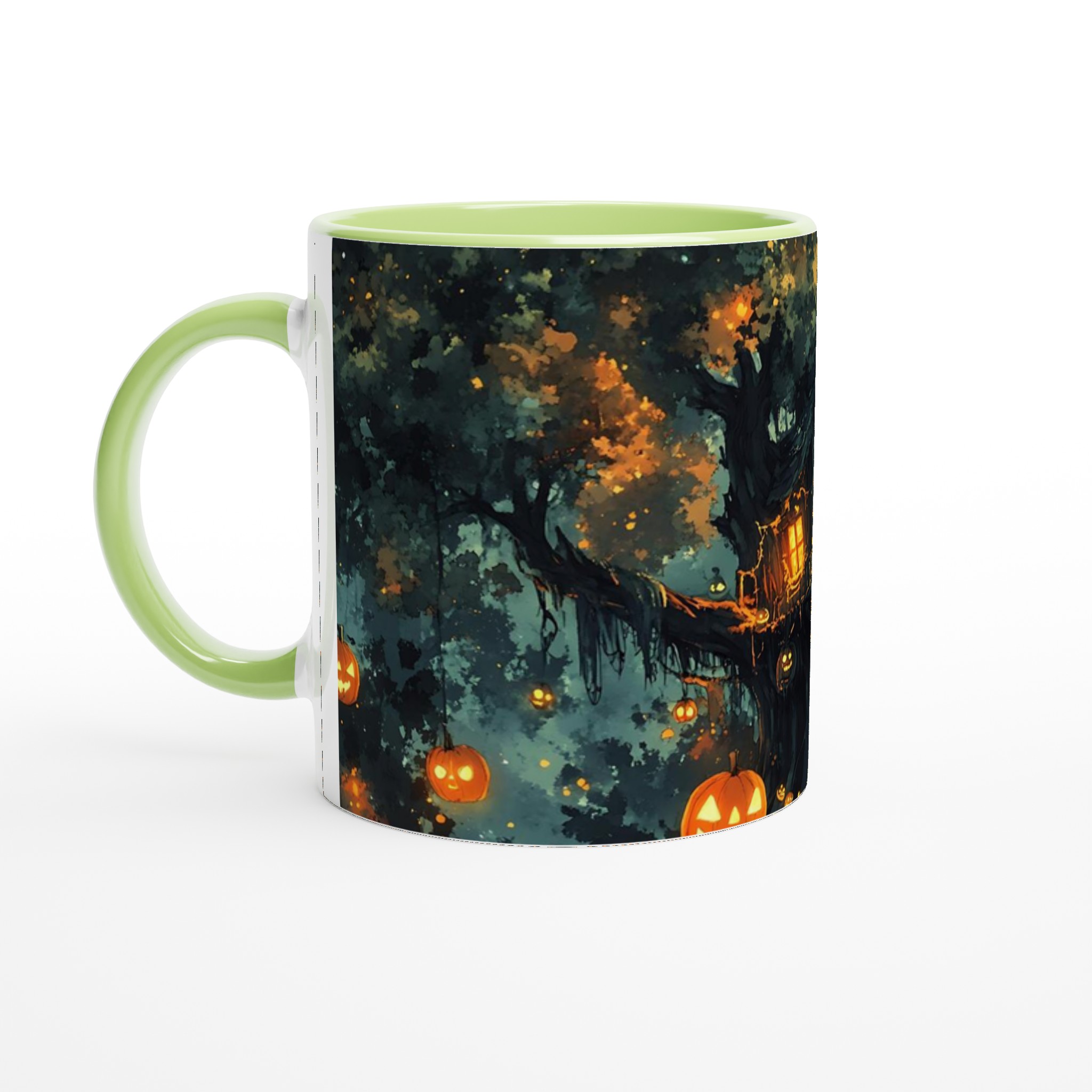 Mystisk Spökhusmugg – Halloween-Känsla i 11oz Keramik, Välj Din Färg! 7 727588b1-2313-49b1-9573-e393f4af8655
