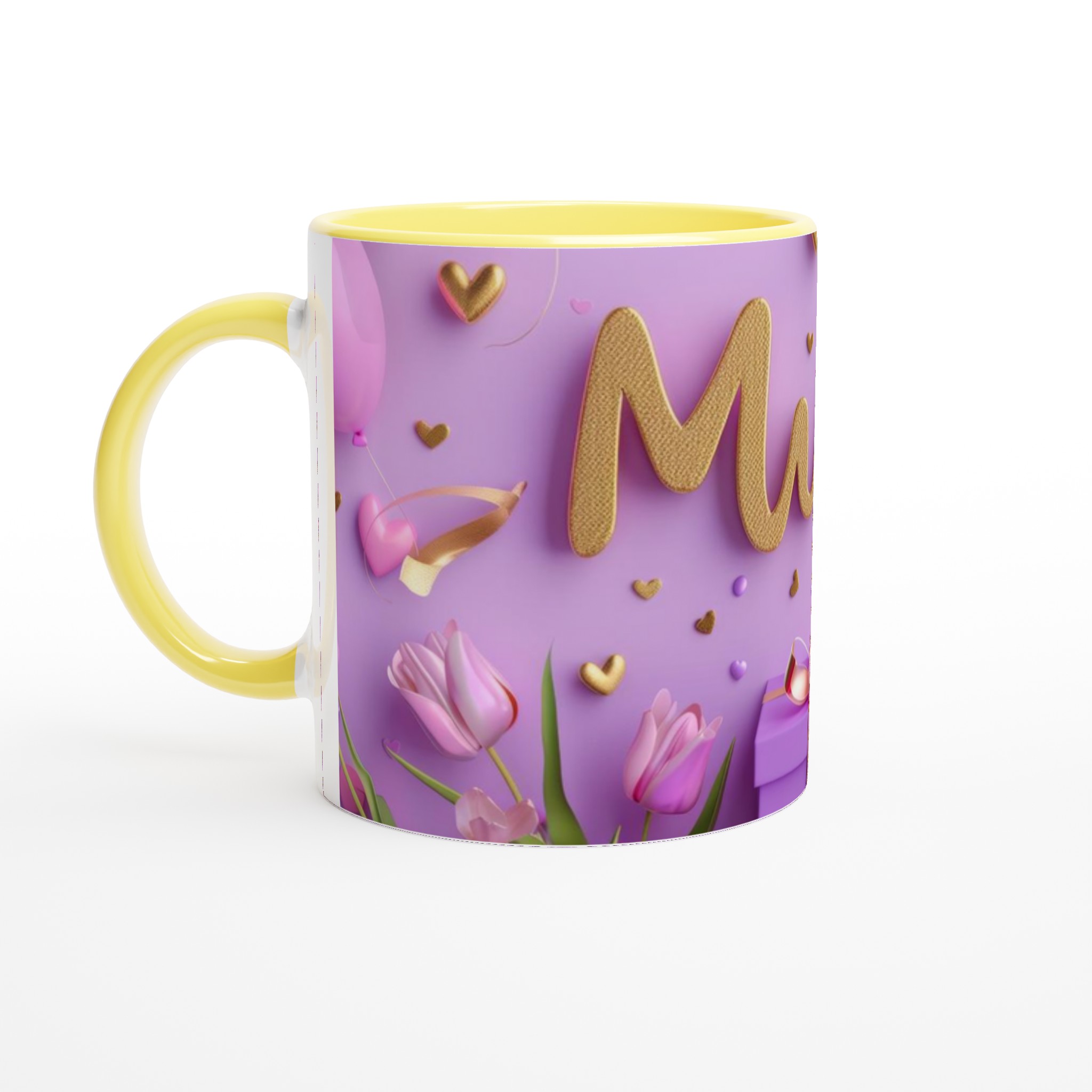 Elegant Vit 11oz Keramisk Mugg – Perfekt Present för Mamma i Sju Färgstarka Toner 3 72f5eb0e-7220-41c6-8cbf-35953aa0fbab