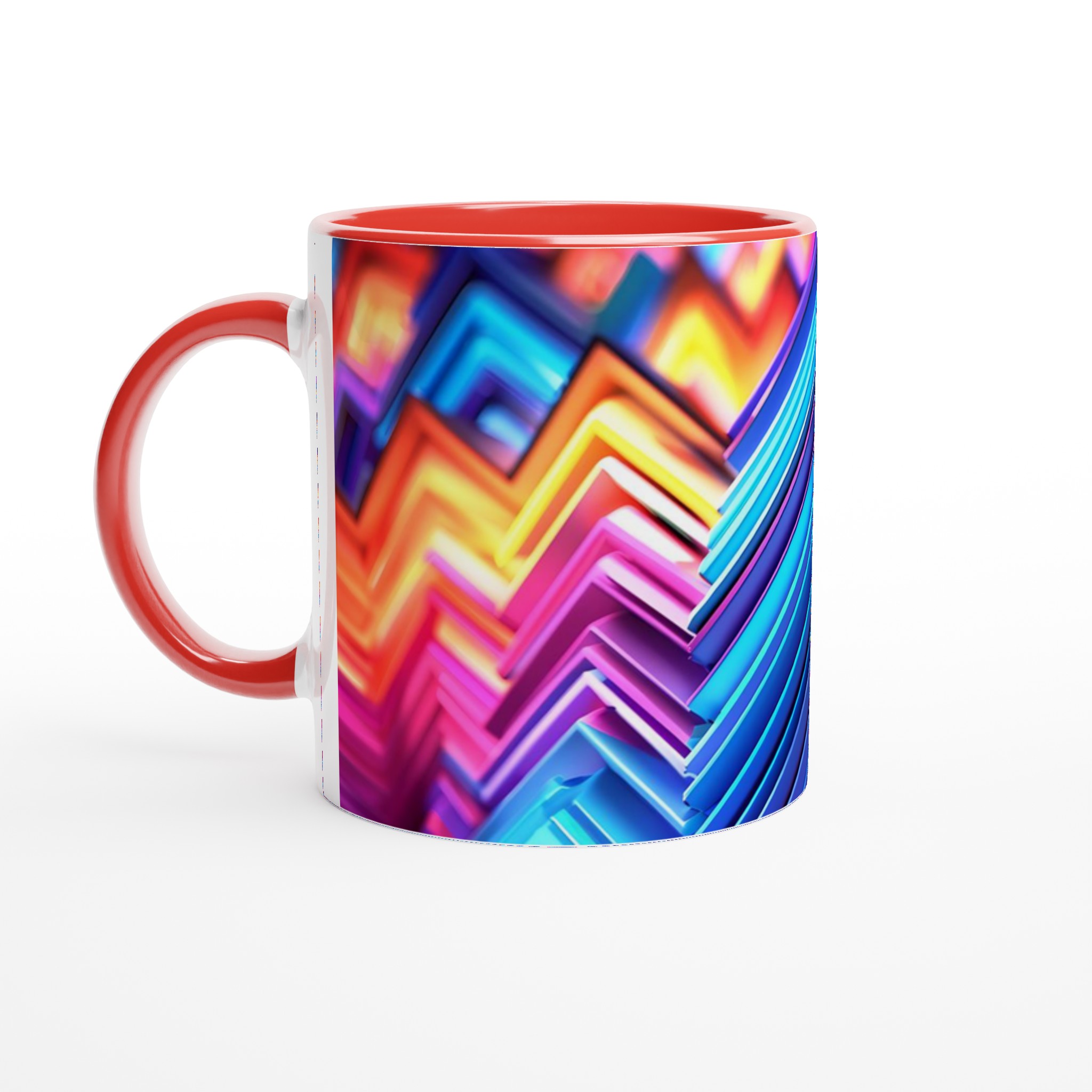 Abstrakt Neon Zigzag 11oz Keramikmugg – Dynamiska Färger för din Kaffestund 5 7313a537-a62b-4cea-9631-1d6e13cb3217