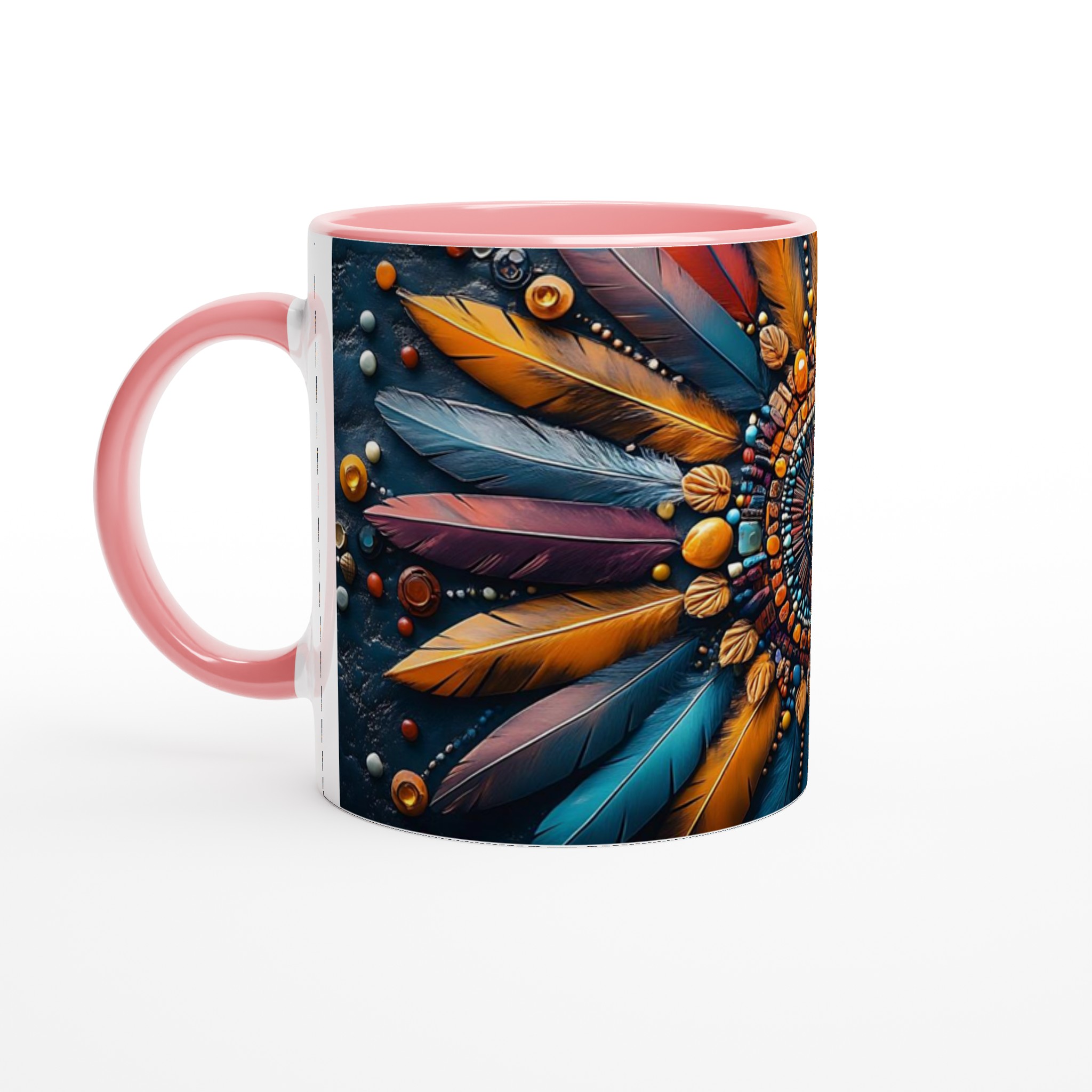 Aztec Inspired 11oz Keramisk Mugg – Konstfull Design i Levande Färger 6 73171986-5e9c-4624-afaf-4f8ef538ac06