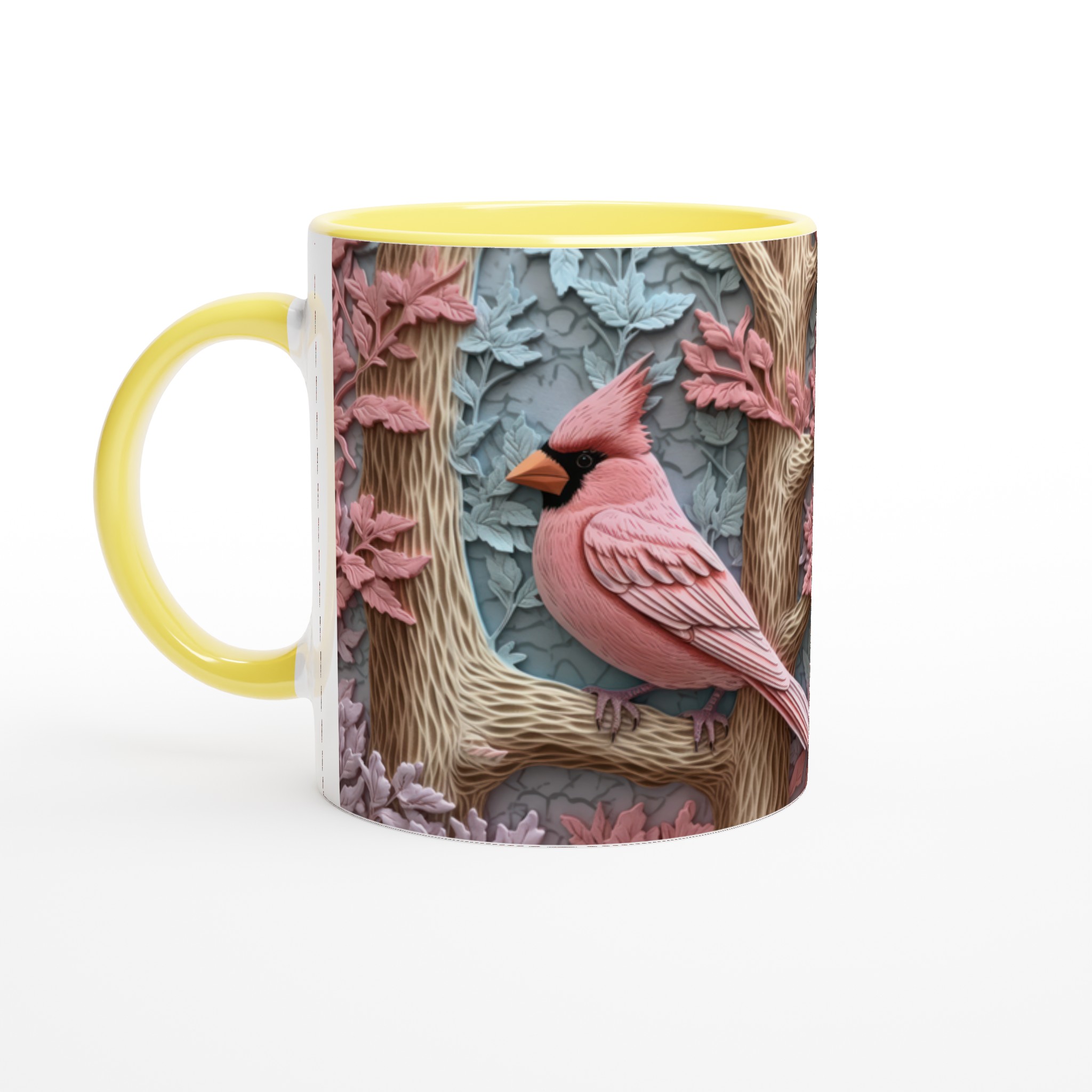 Elegant 11oz Keramisk Mugg med Pastellfågelmotiv – Välj Din Färgblandning 3 7336de2f-9b70-43e4-b8bb-16b255c666e8